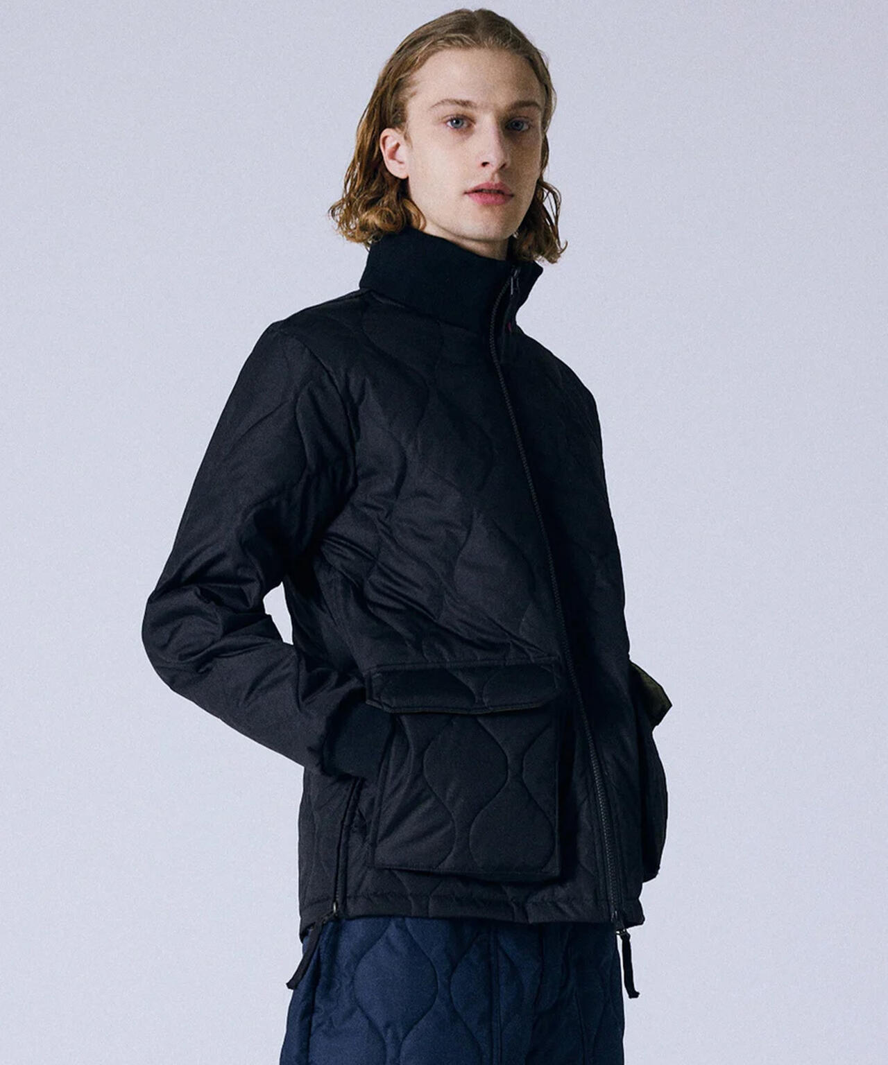 TAION/タイオン/MILITARY LIB HI NECK DOWN JACKET【UNISEX】