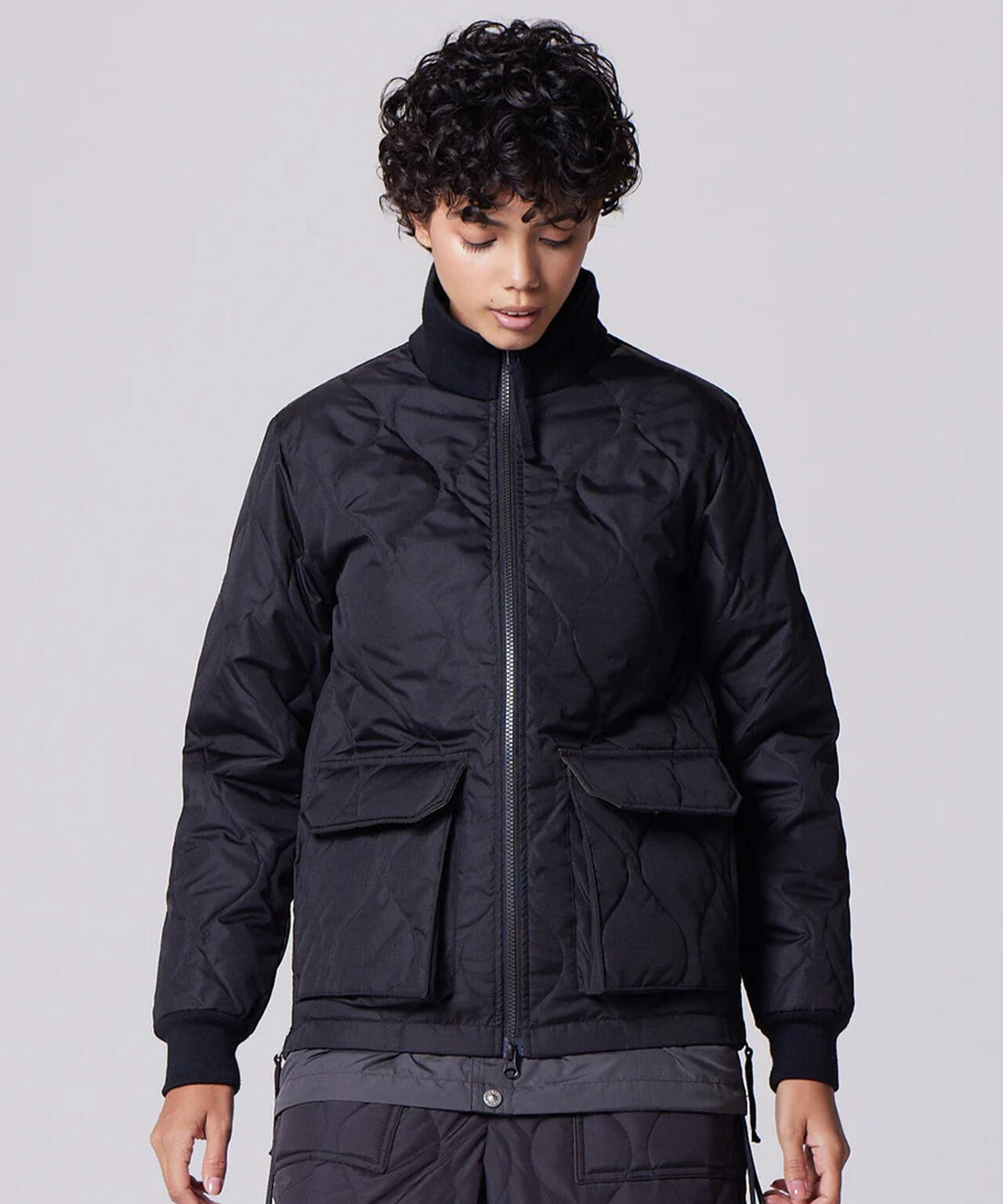 TAION/タイオン/MILITARY LIB HI NECK DOWN JACKET【UNISEX】
