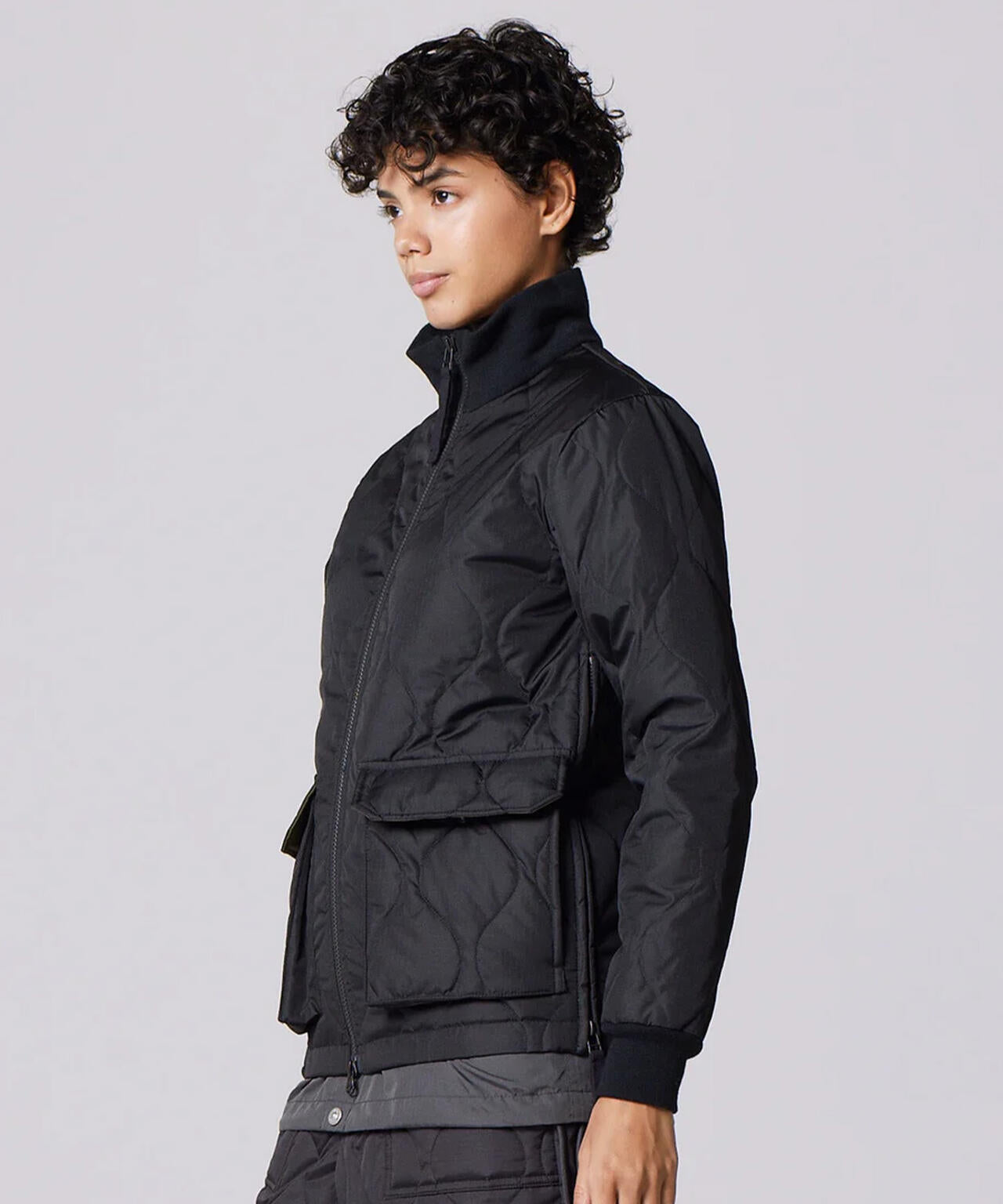 TAION/タイオン/MILITARY LIB HI NECK DOWN JACKET【UNISEX】