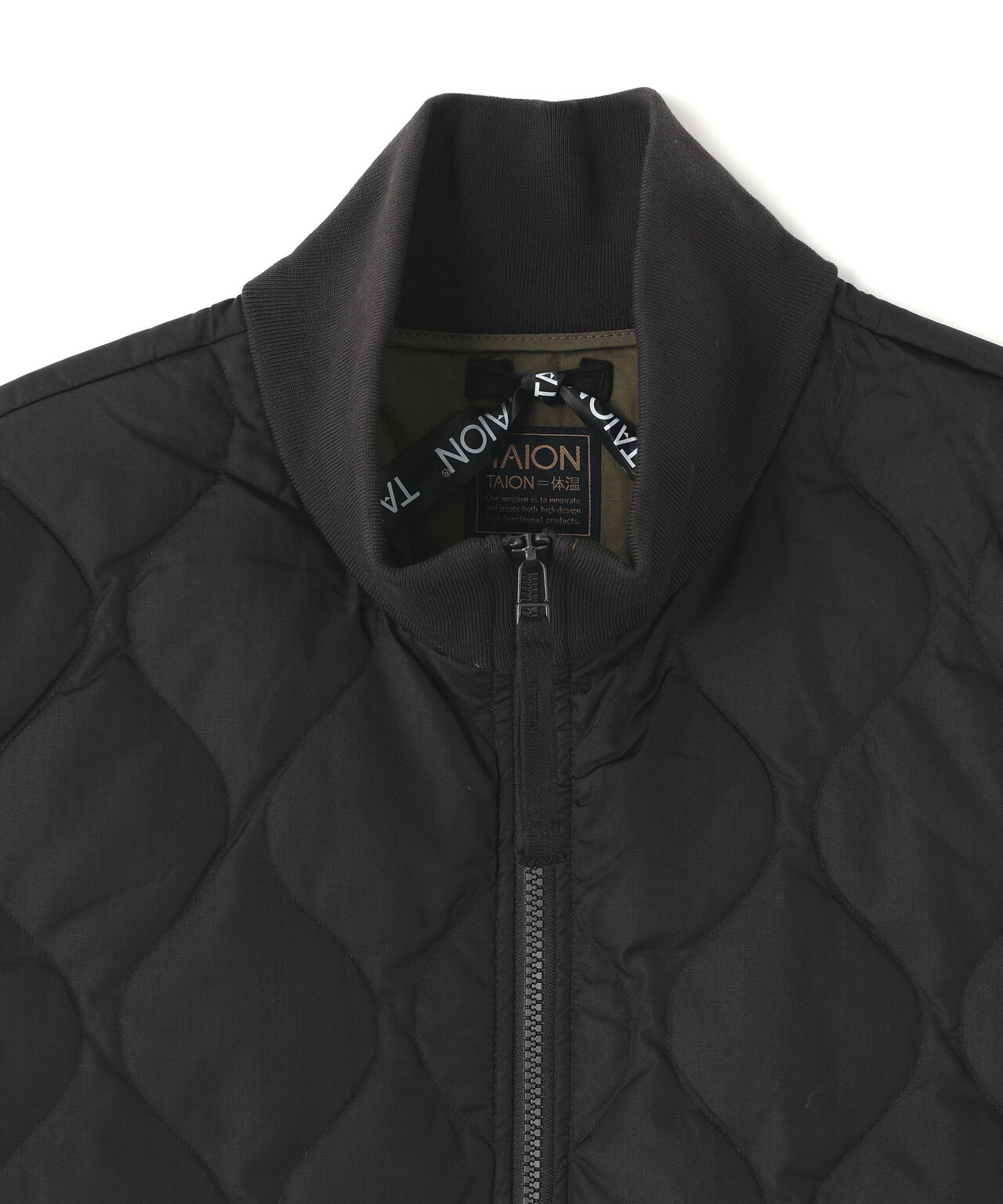 TAION/タイオン/MILITARY LIB HI NECK DOWN JACKET【UNISEX】