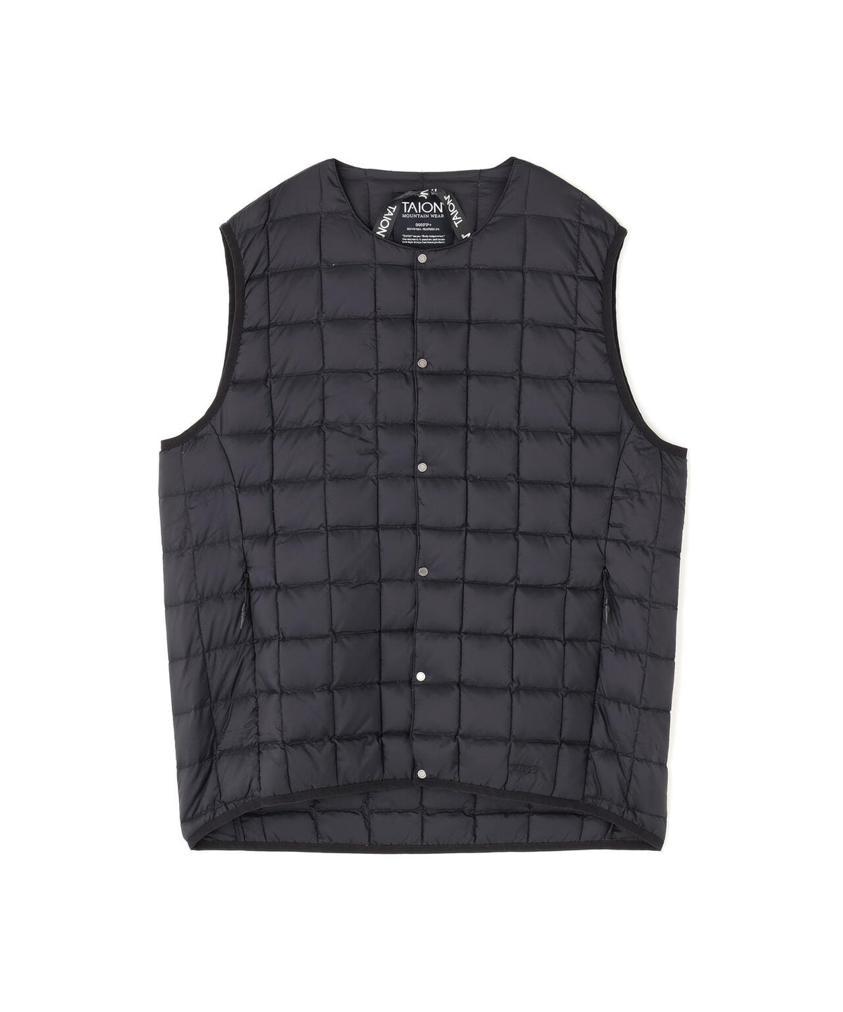 TAION/タイオン/MOUNTAIN ACTIVE CREWNECK LIGHT DOWN VEST【UNISEX】