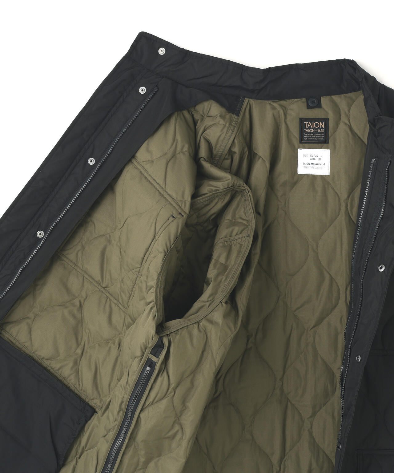 TAION/タイオン/MILITARY M65 TYPE DOWN JACKET【UNISEX】