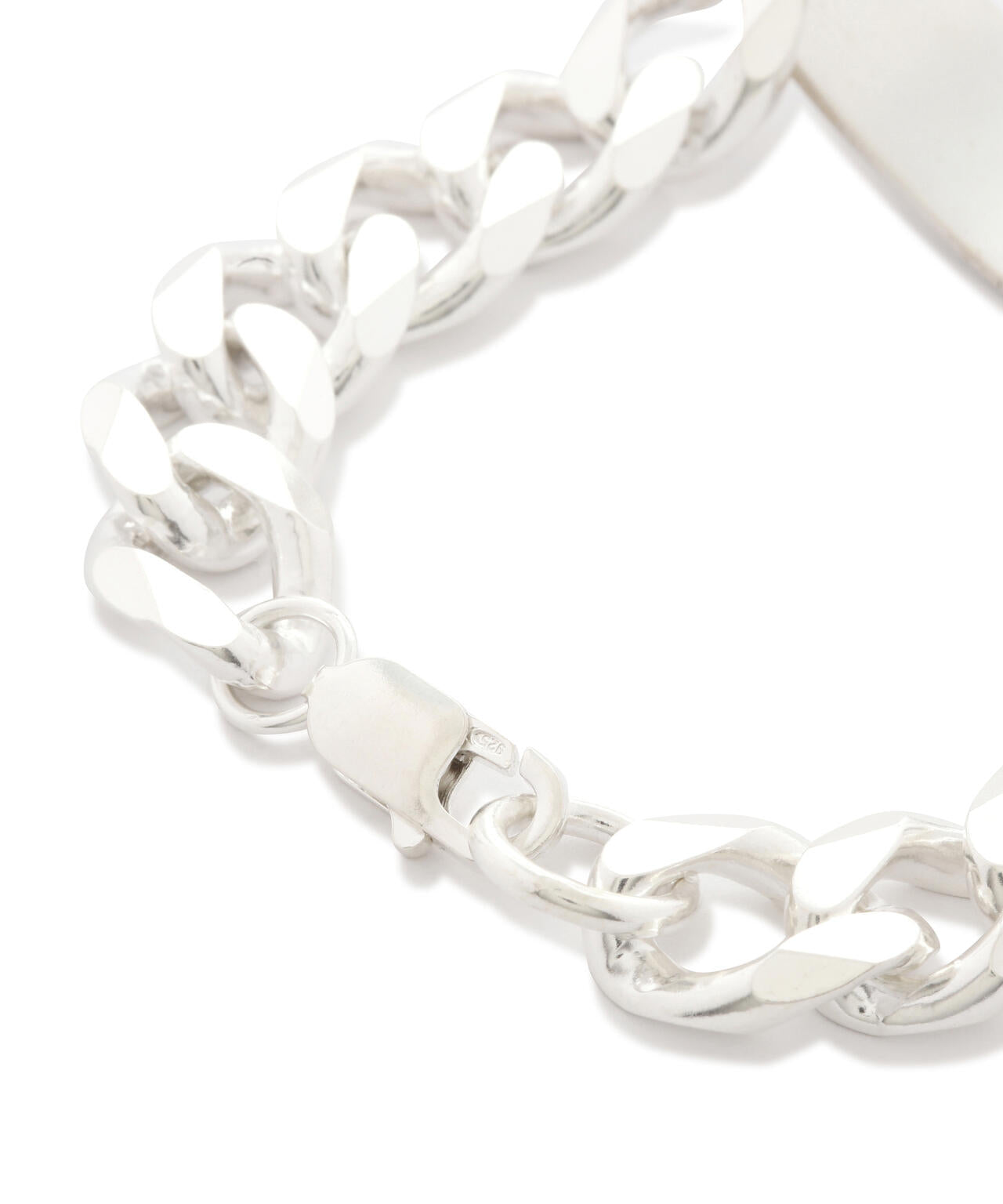 【20/80】トゥエンティーエイティー/STERLING SILVER ID BRACELET 13mm WIDTH