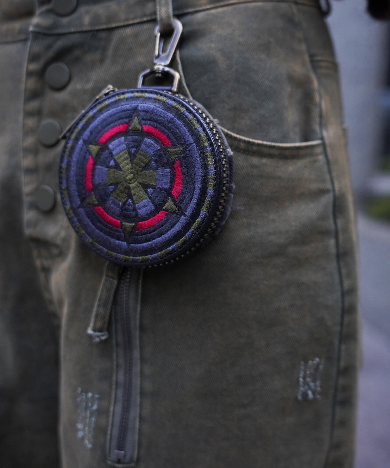 Blackmeans/【LHP EXCLUSIVE】LEATHER COIN CASE "BORO"