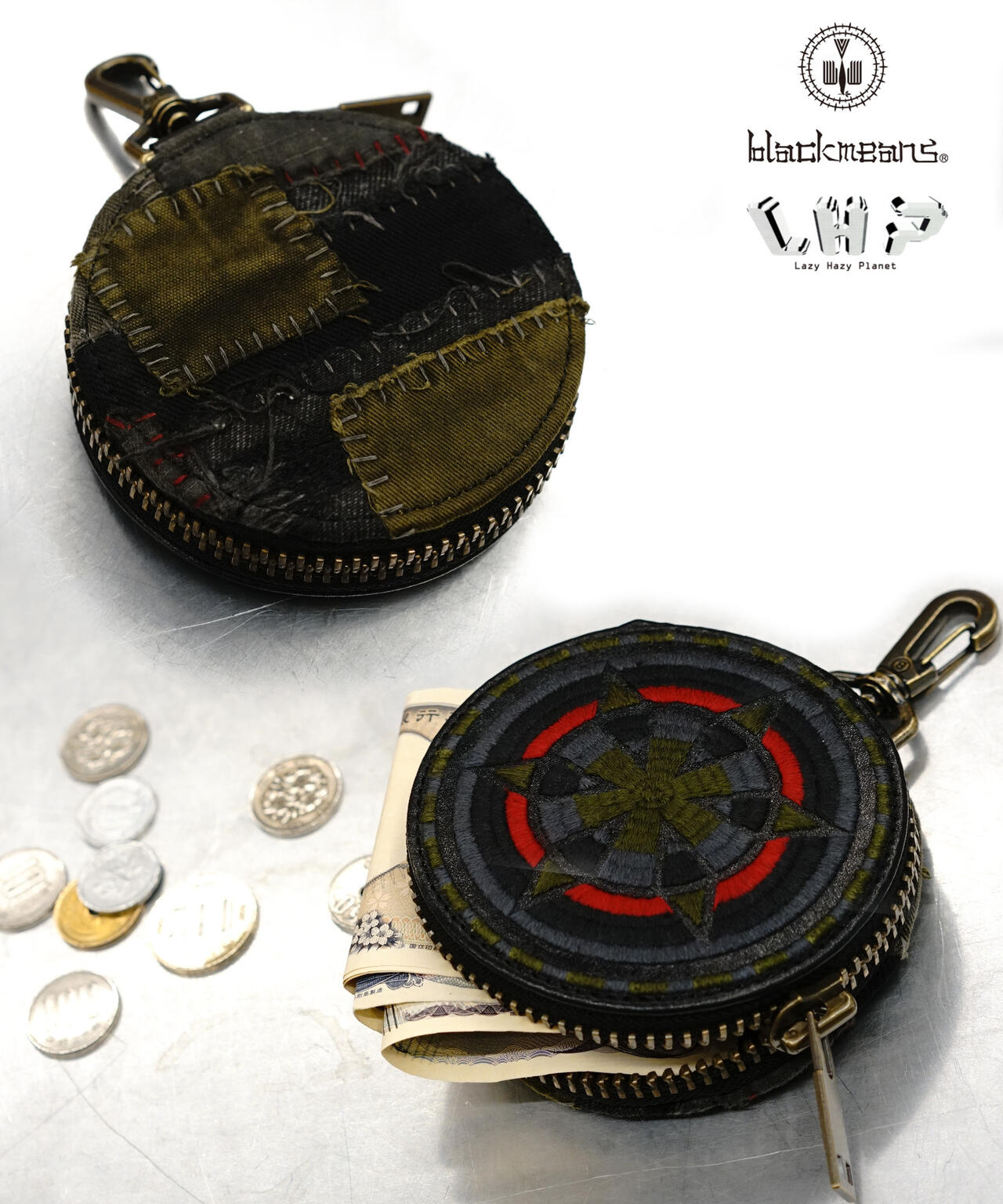 Blackmeans/【LHP EXCLUSIVE】LEATHER COIN CASE "BORO"