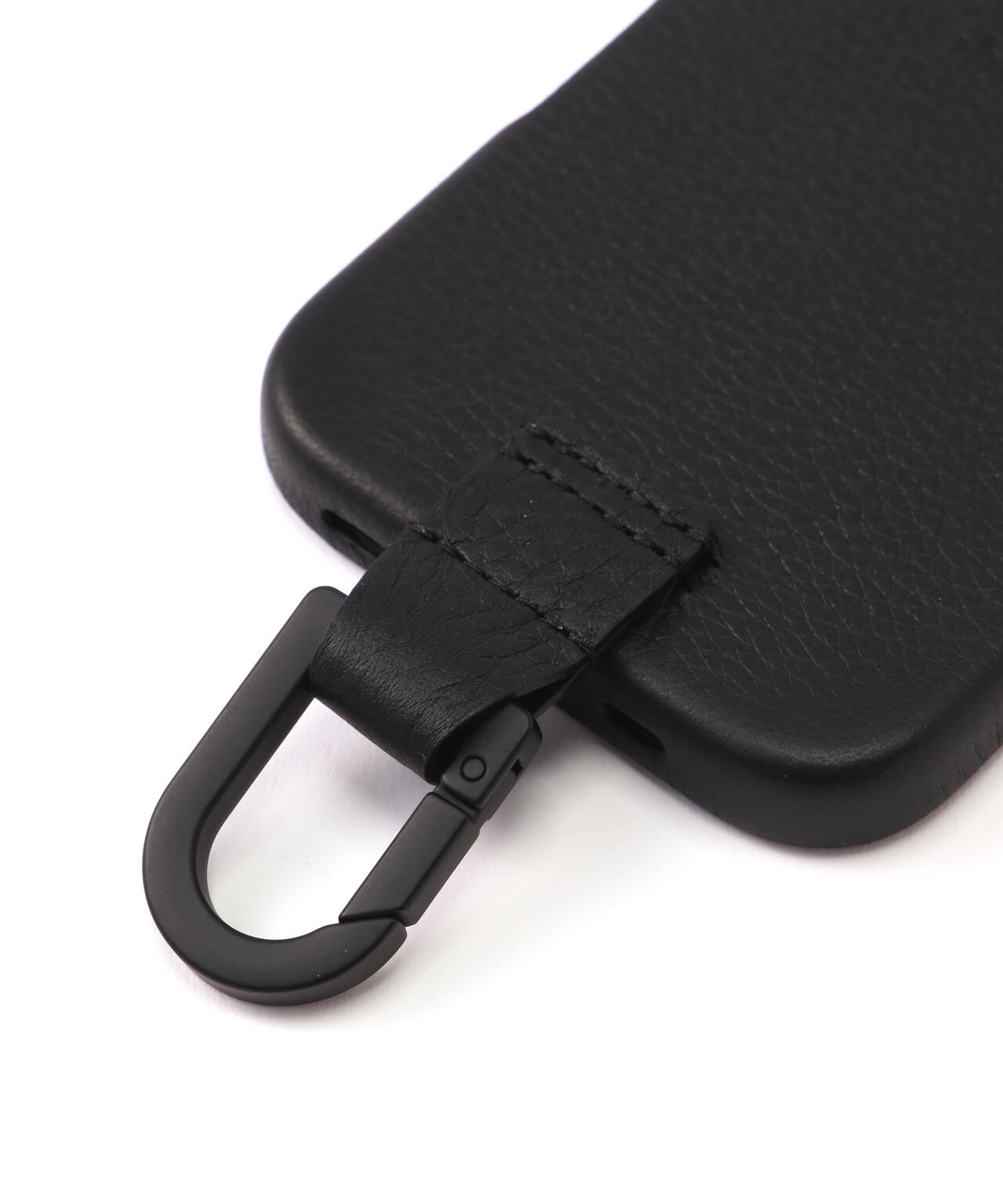 objcts.io/オブジェクツアイオー/iPhone CARABINER LEATHER CASE - iPhone16