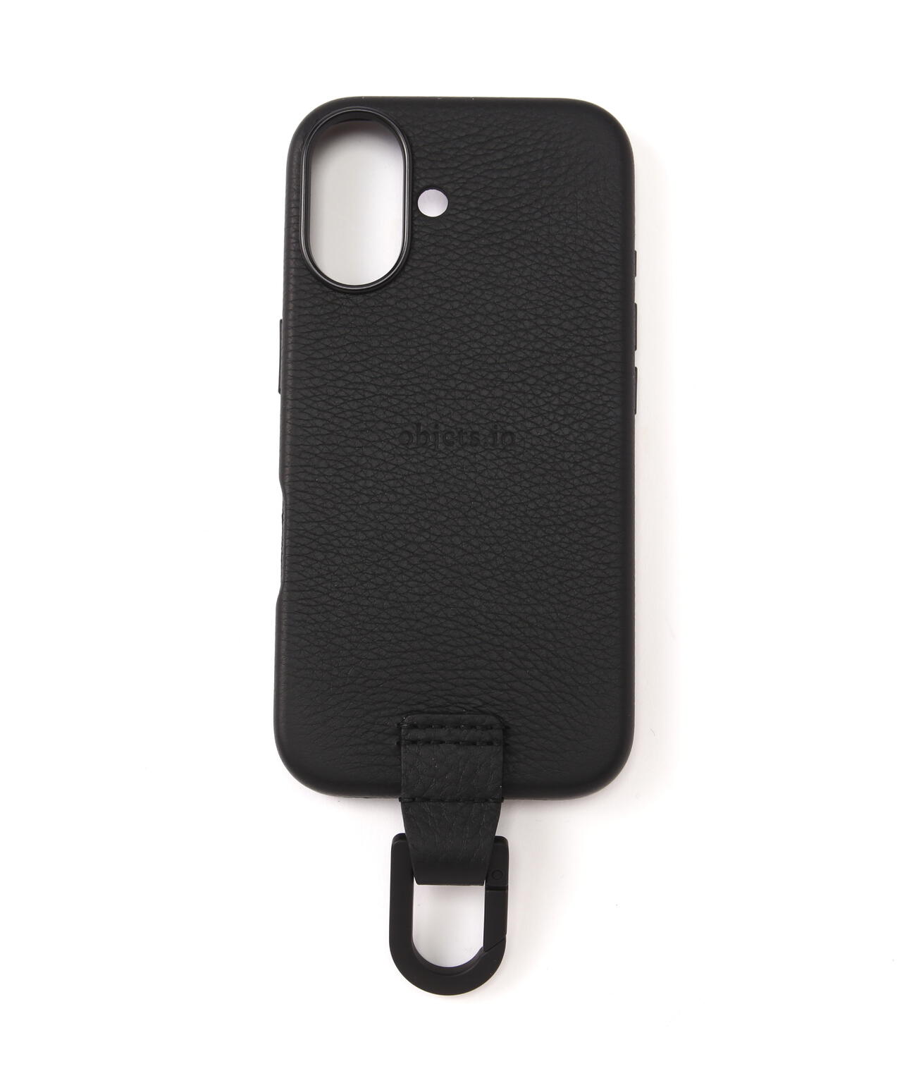 objcts.io/オブジェクツアイオー/iPhone CARABINER LEATHER CASE - iPhone16