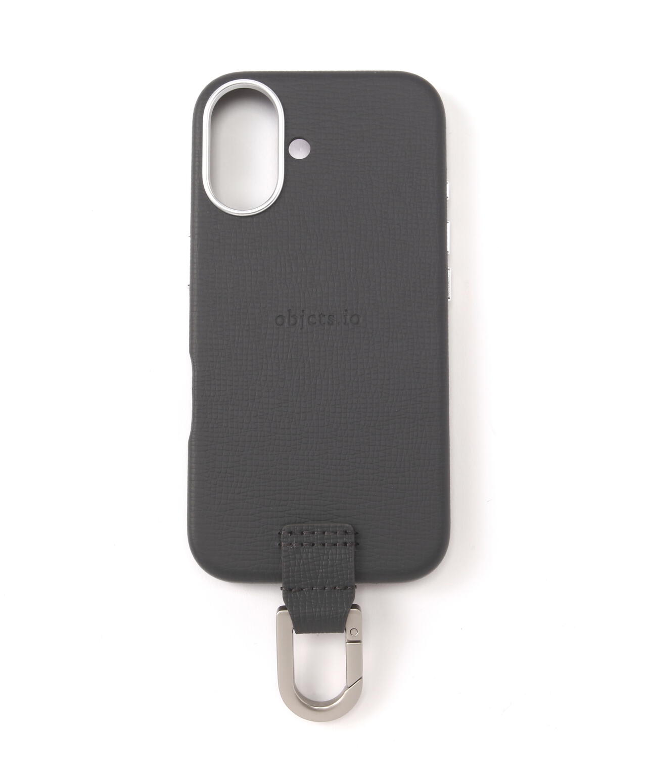 objcts.io/オブジェクツアイオー/iPhone CARABINER LEATHER CASE - iPhone16