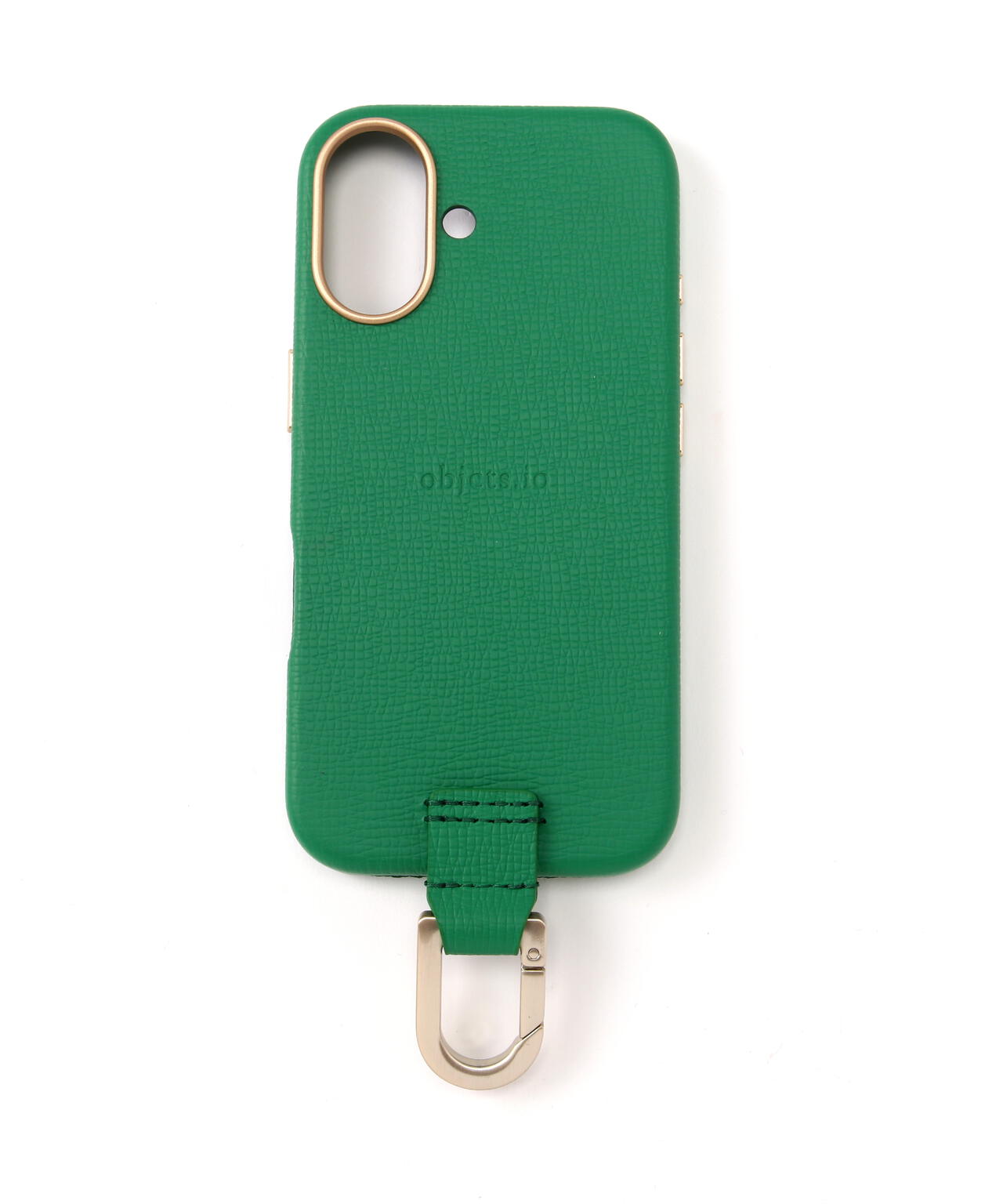objcts.io/オブジェクツアイオー/iPhone CARABINER LEATHER CASE - iPhone16