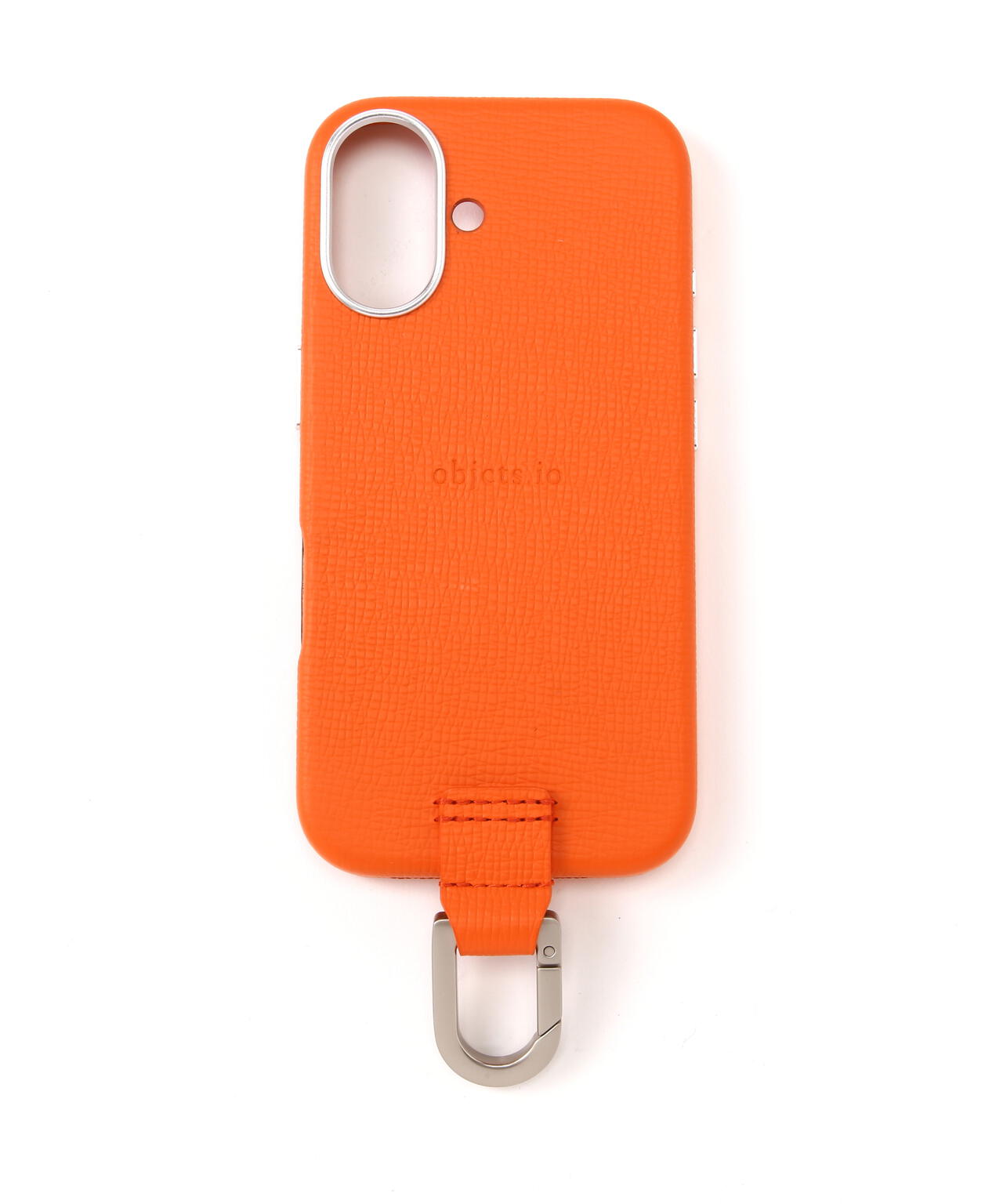 objcts.io/オブジェクツアイオー/iPhone CARABINER LEATHER CASE - iPhone16