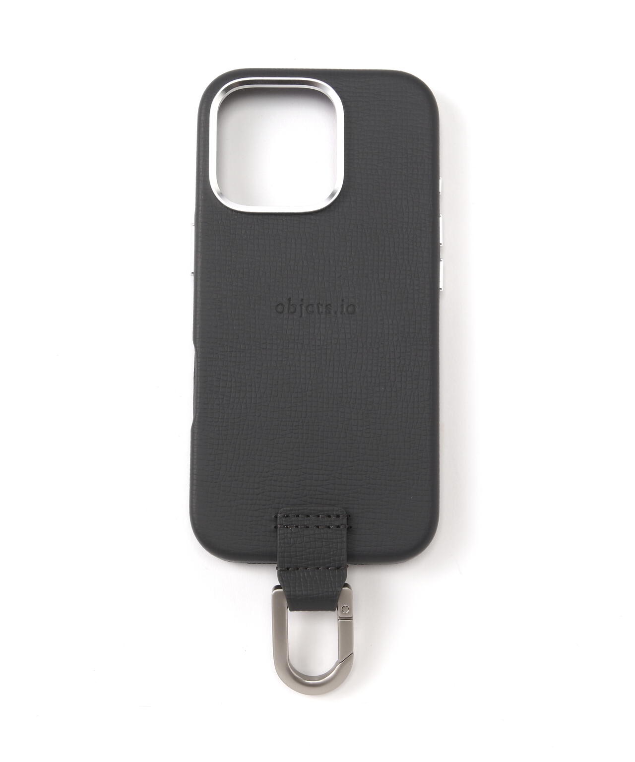 objcts.io/オブジェクツアイオー/iPhone CARABINER LEATHER CASE - iPhone16 Pro