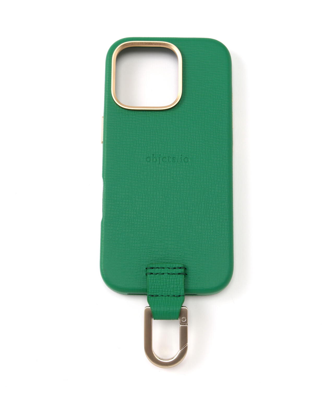 objcts.io/オブジェクツアイオー/iPhone CARABINER LEATHER CASE - iPhone16 Pro