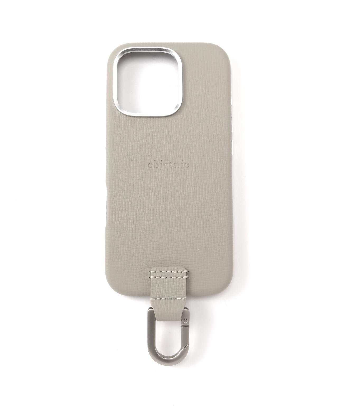 objcts.io/オブジェクツアイオー/iPhone CARABINER LEATHER CASE - iPhone16 Pro