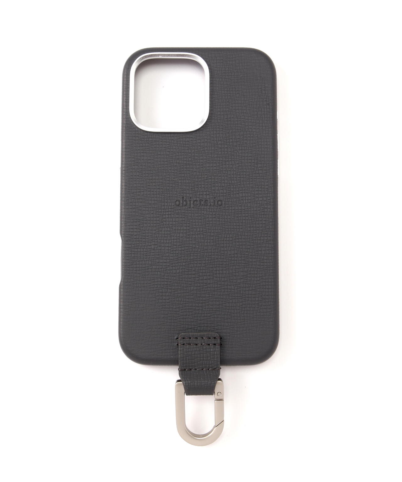 objcts.io/オブジェクツアイオー/iPhone CARABINER LEATHER CASE - iPhone16 Pro Max