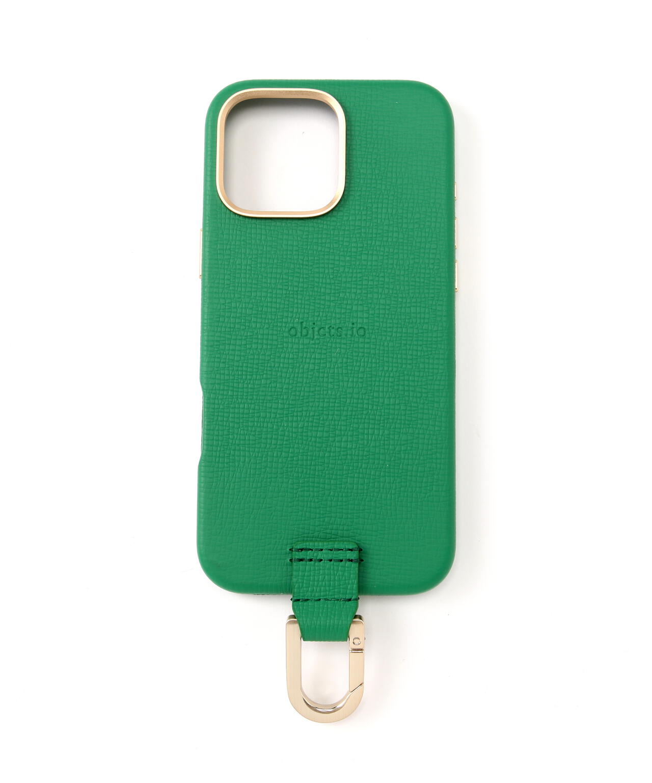 objcts.io/オブジェクツアイオー/iPhone CARABINER LEATHER CASE - iPhone16 Pro Max
