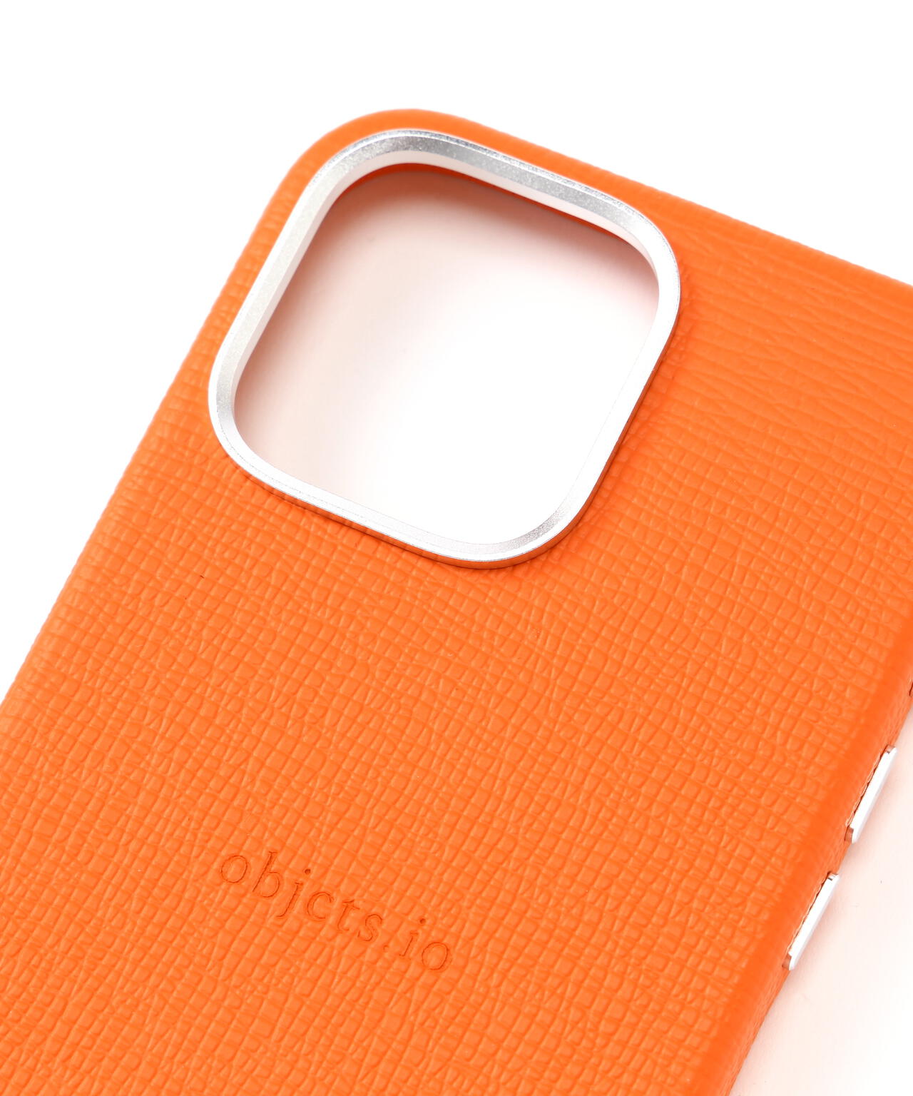 objcts.io/オブジェクツアイオー/iPhone CARABINER LEATHER CASE - iPhone16 Pro Max