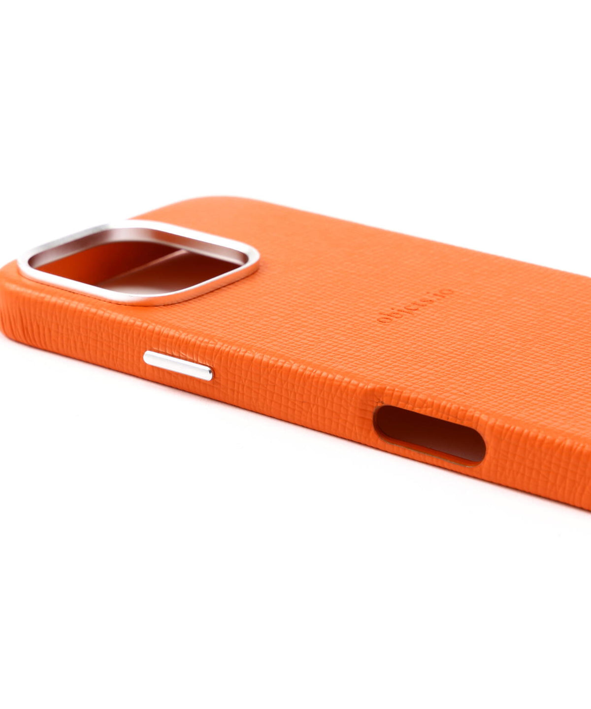 objcts.io/オブジェクツアイオー/iPhone CARABINER LEATHER CASE - iPhone16 Pro Max