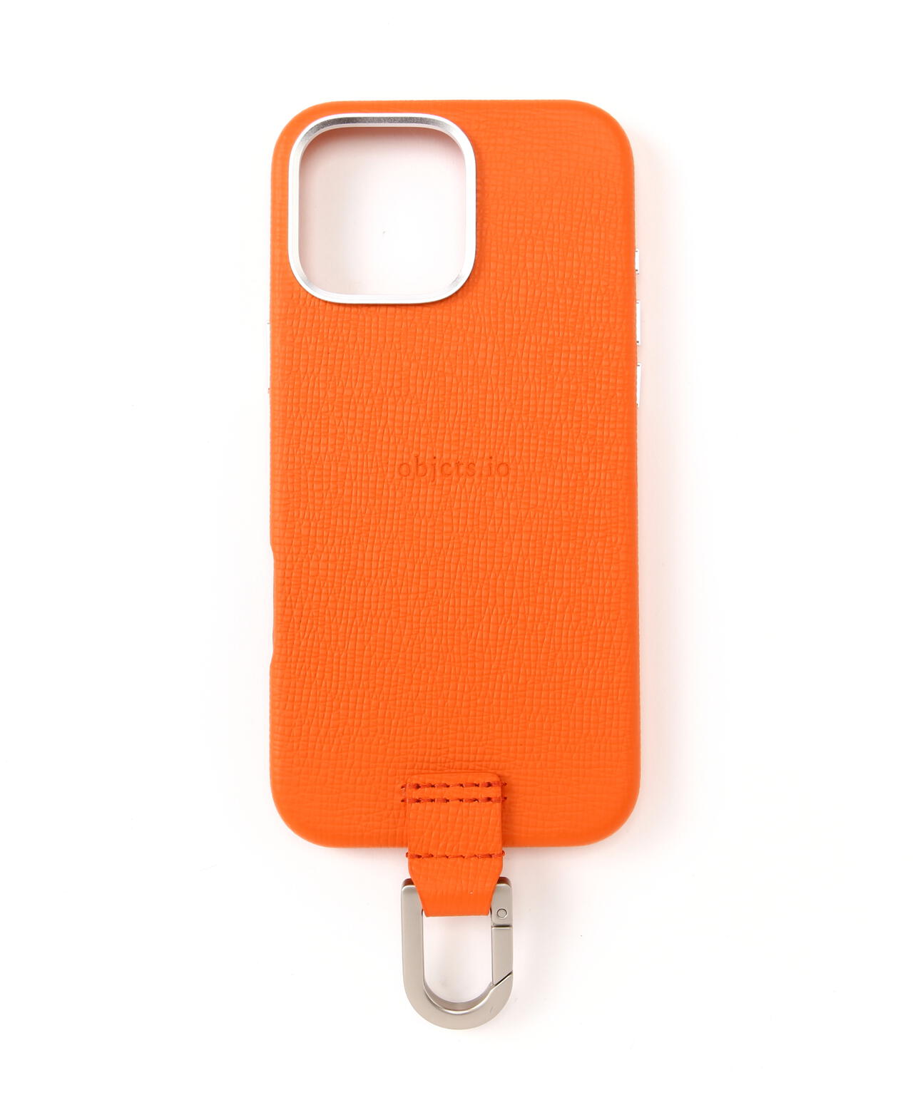 objcts.io/オブジェクツアイオー/iPhone CARABINER LEATHER CASE - iPhone16 Pro Max