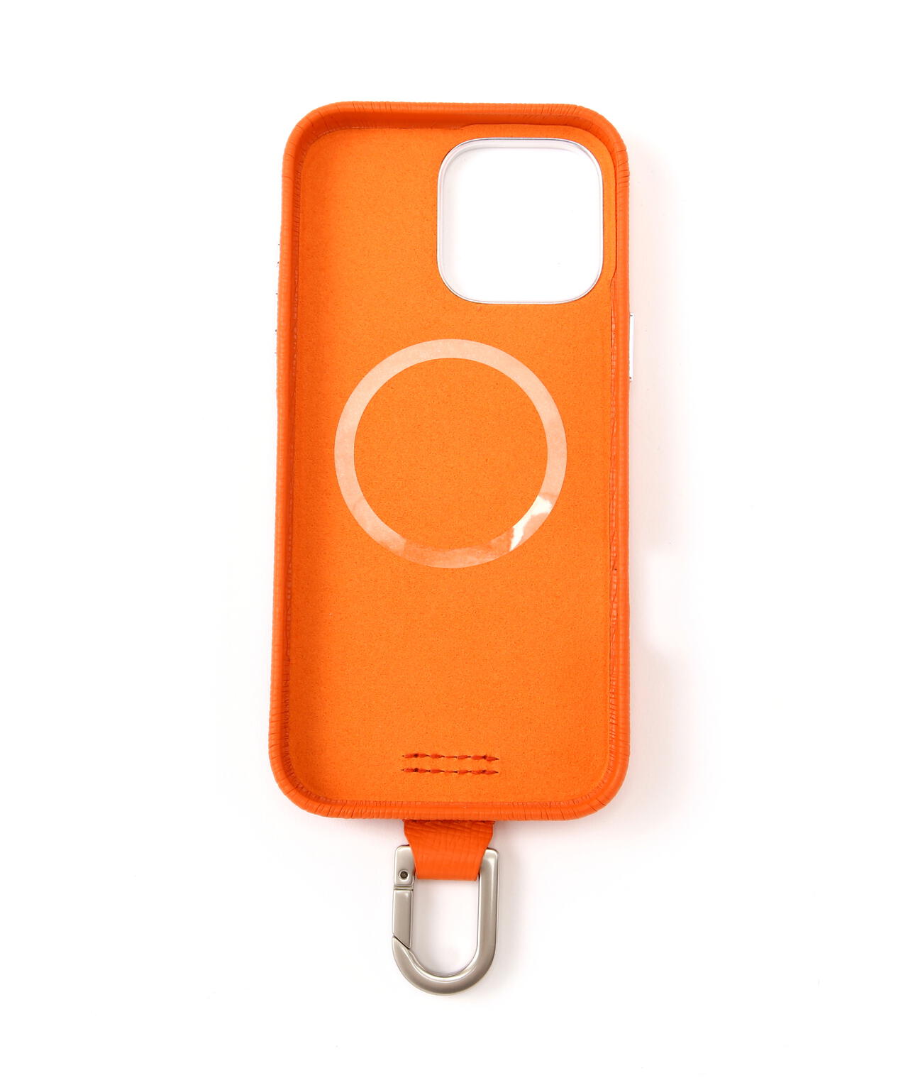 objcts.io/オブジェクツアイオー/iPhone CARABINER LEATHER CASE - iPhone16 Pro Max