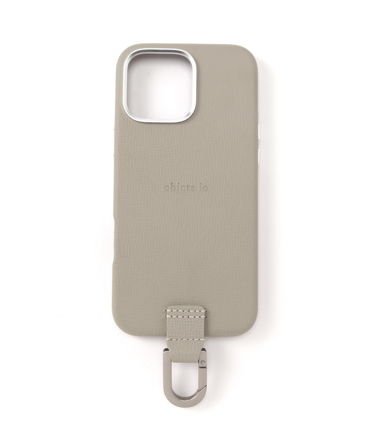 objcts.io/オブジェクツアイオー/iPhone CARABINER LEATHER CASE - iPhone16 Pro Max
