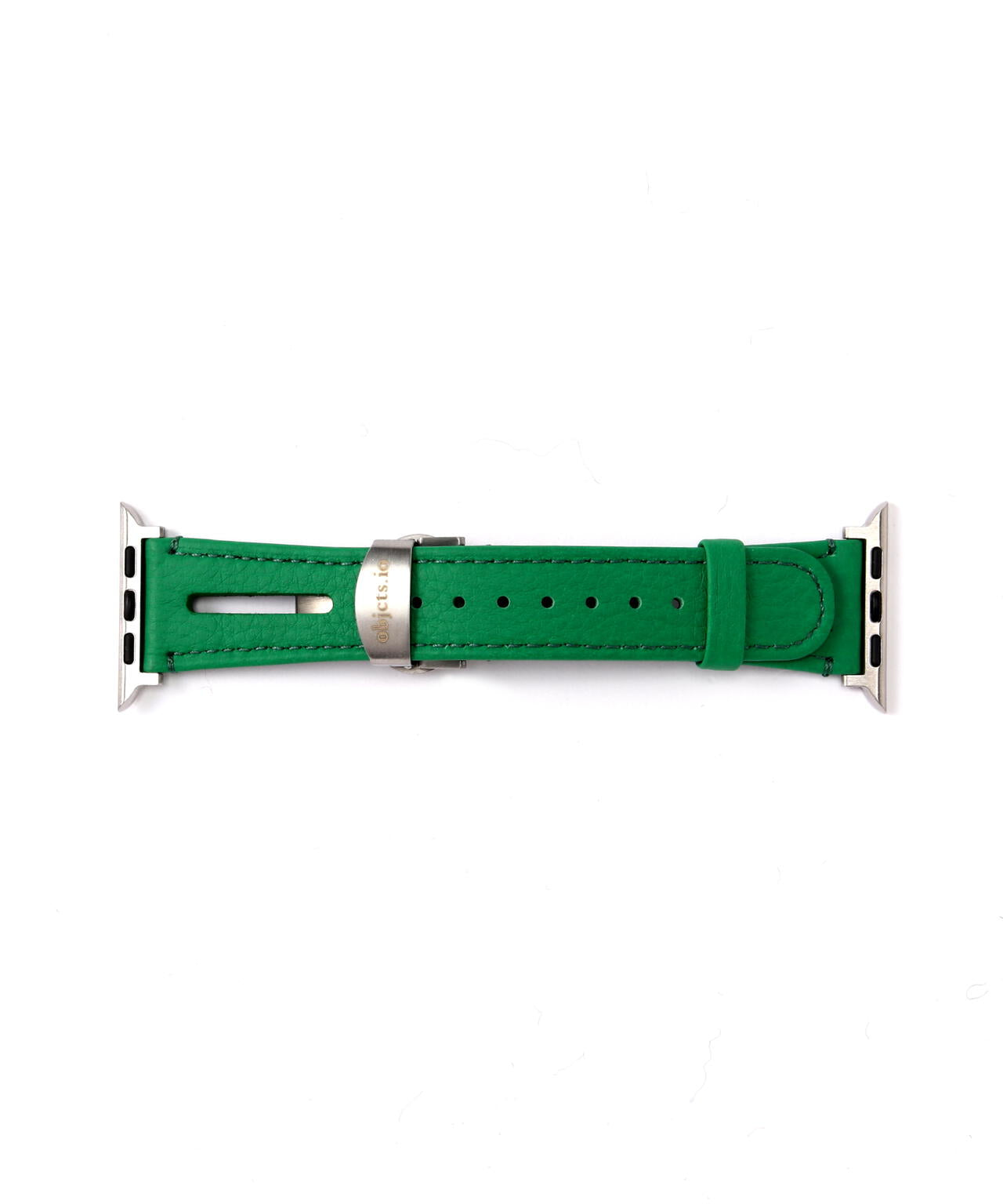 objcts.io/オブジェクツアイオー/LEATHER HYBRID BAND D BUCKLE - Apple Watch