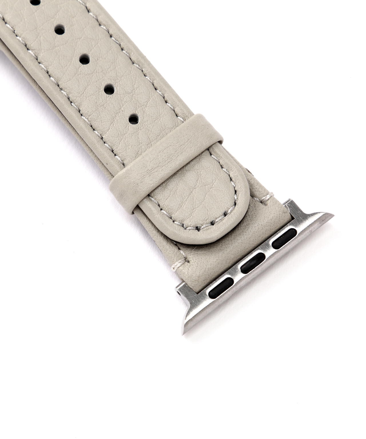 objcts.io/オブジェクツアイオー/LEATHER HYBRID BAND D BUCKLE - Apple Watch