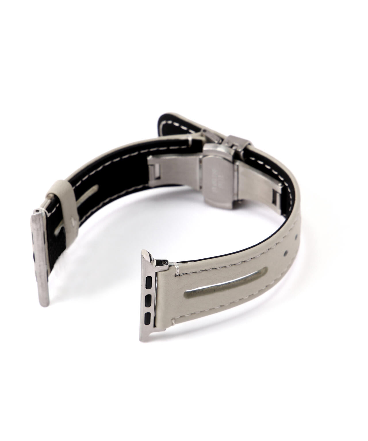 objcts.io/オブジェクツアイオー/LEATHER HYBRID BAND D BUCKLE - Apple Watch