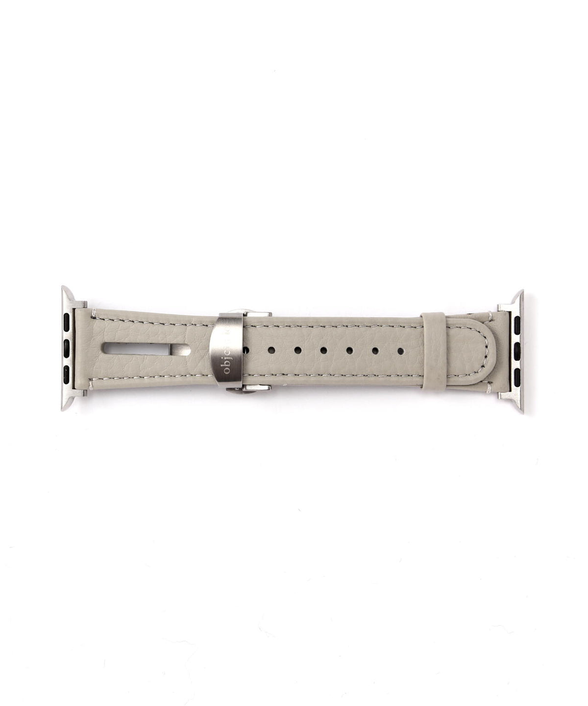 objcts.io/オブジェクツアイオー/LEATHER HYBRID BAND D BUCKLE - Apple Watch