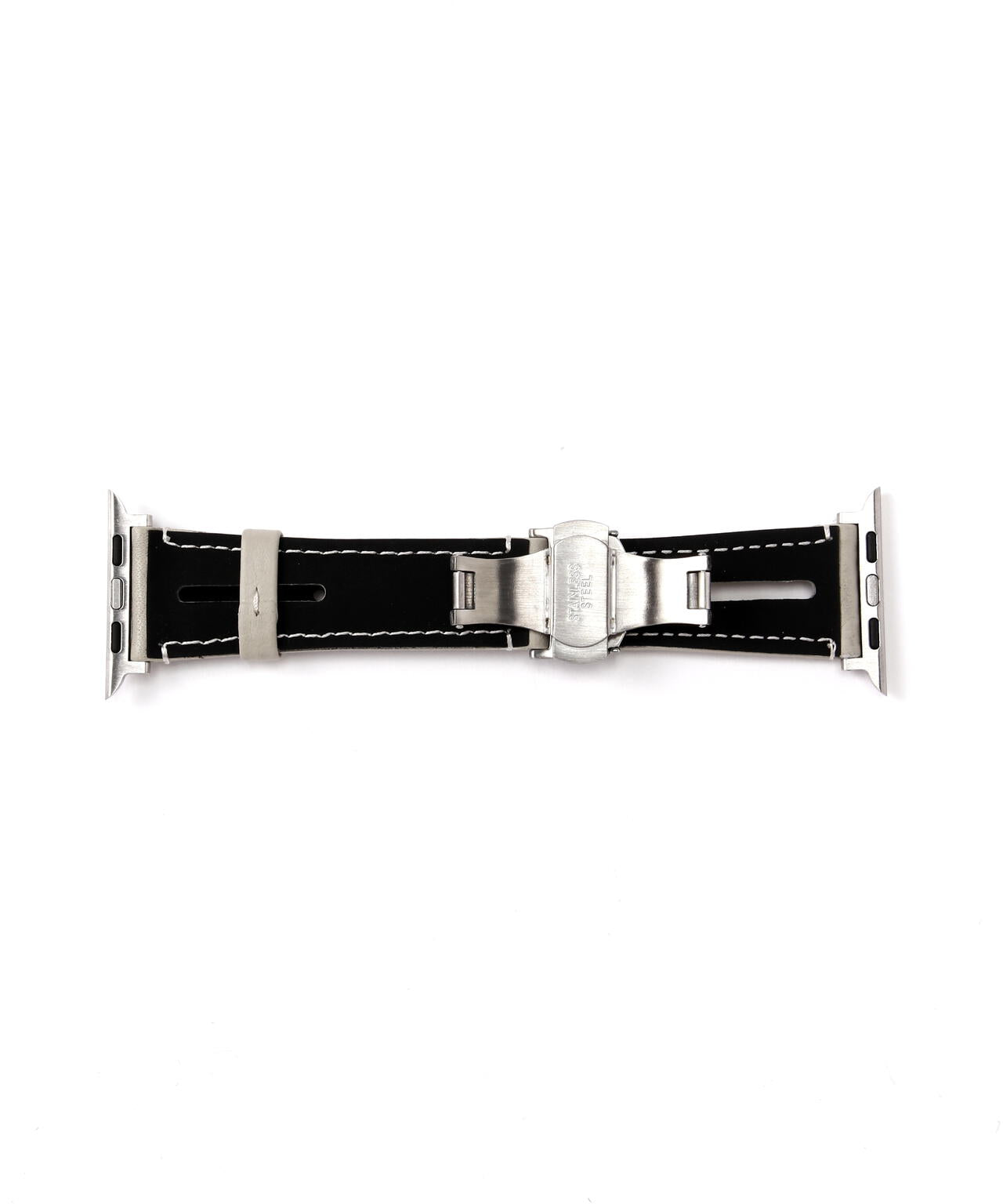 objcts.io/オブジェクツアイオー/LEATHER HYBRID BAND D BUCKLE - Apple Watch