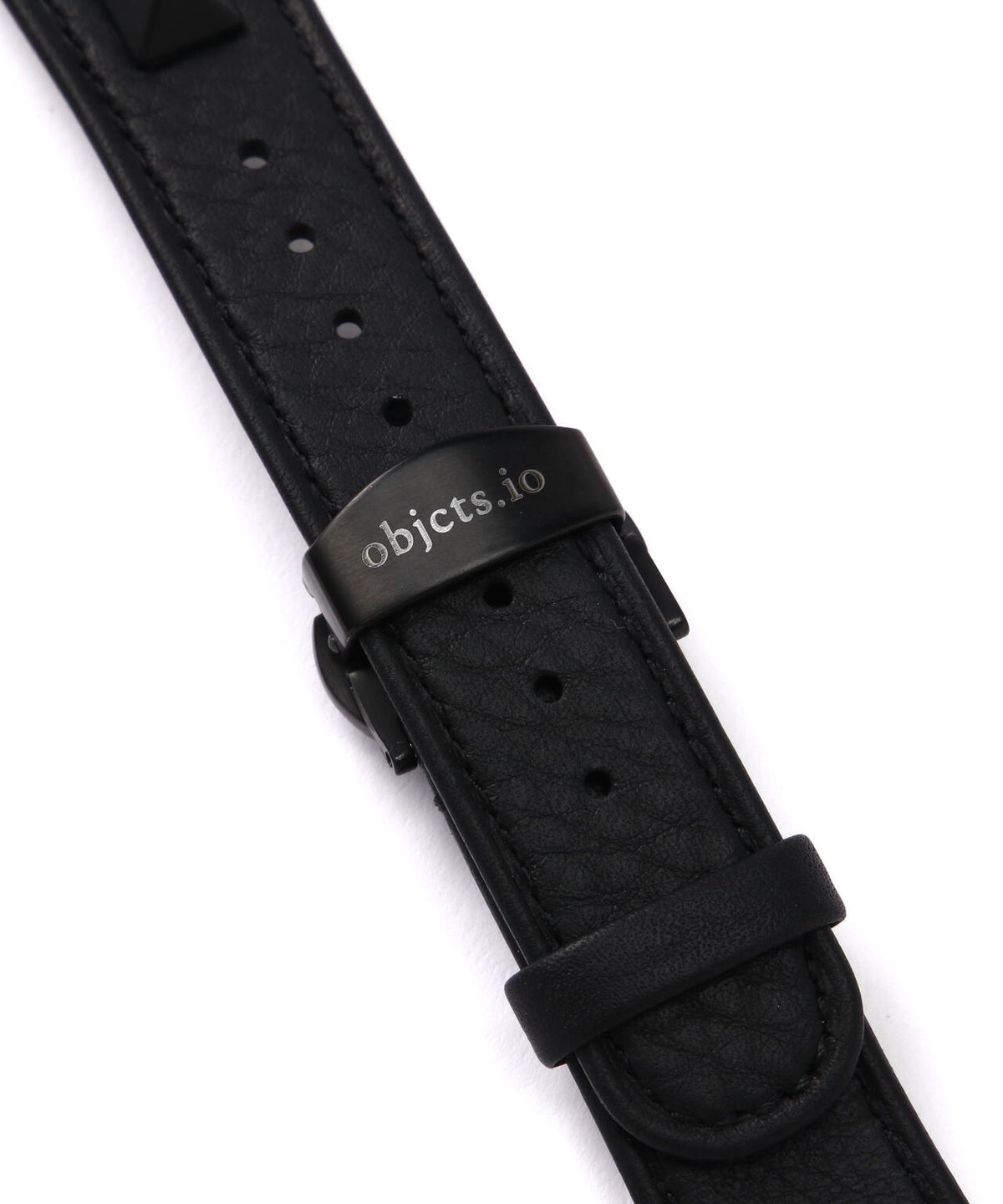 objcts.io/オブジェクツアイオー/LEATHER HYBRID BAND STUDS - Apple Watch