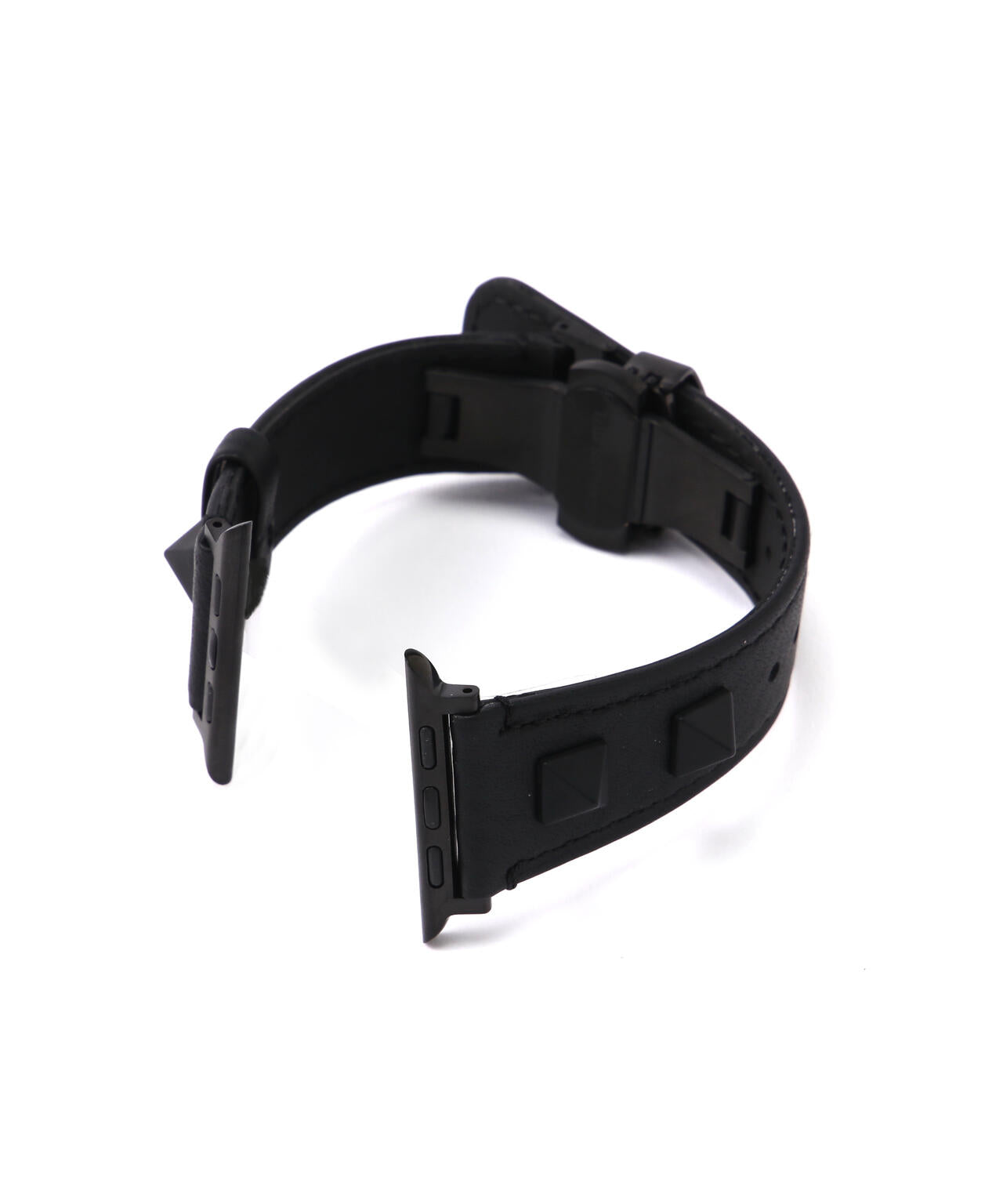 objcts.io/オブジェクツアイオー/LEATHER HYBRID BAND STUDS - Apple Watch