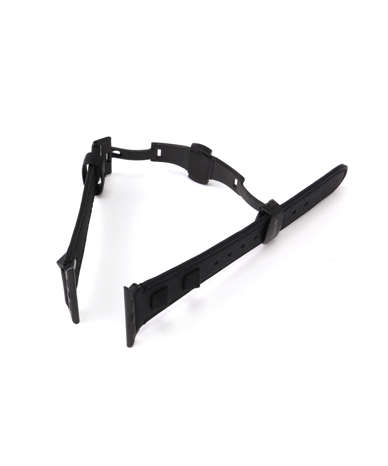 objcts.io/オブジェクツアイオー/LEATHER HYBRID BAND STUDS - Apple Watch