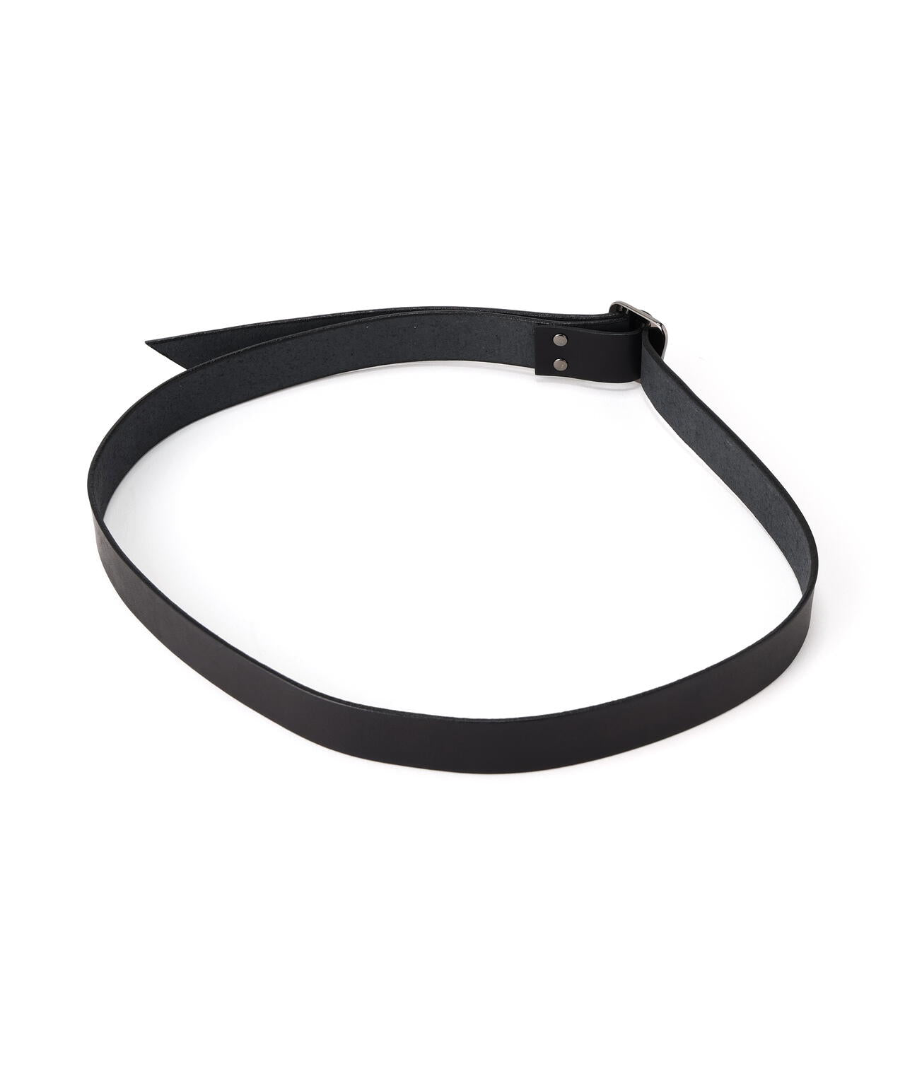【20/80】トゥエンティーエイティー/ TOCHIGI LEATHER TAPE BELT WITH BRASS NARROW BUCKL