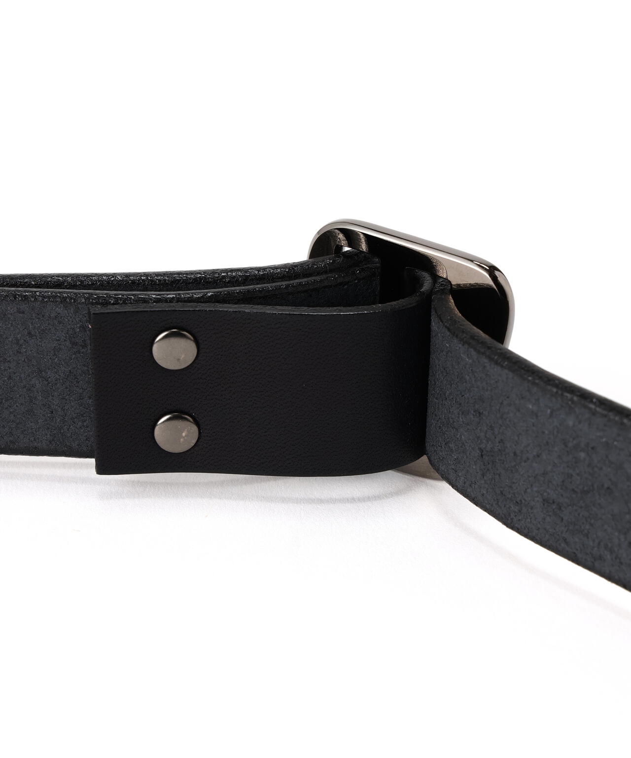 【20/80】トゥエンティーエイティー/ TOCHIGI LEATHER TAPE BELT WITH BRASS NARROW BUCKL