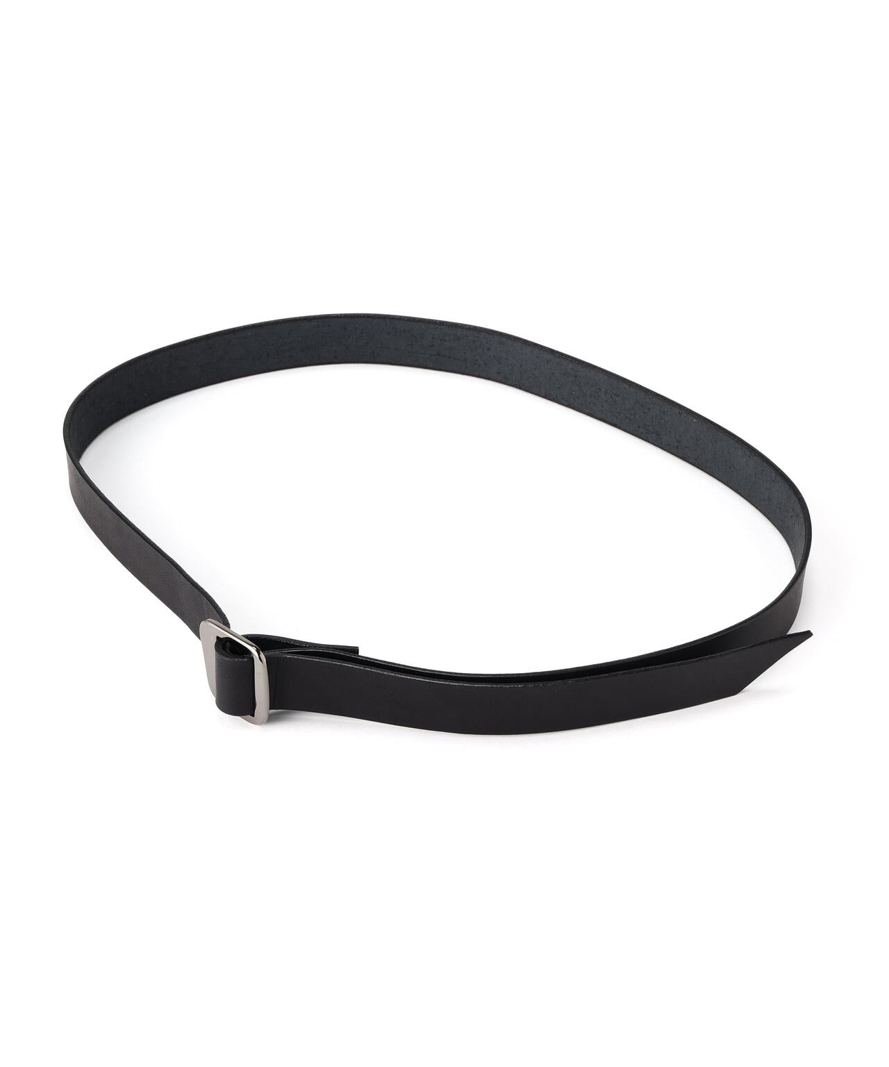 【20/80】トゥエンティーエイティー/ TOCHIGI LEATHER TAPE BELT WITH BRASS NARROW BUCKL