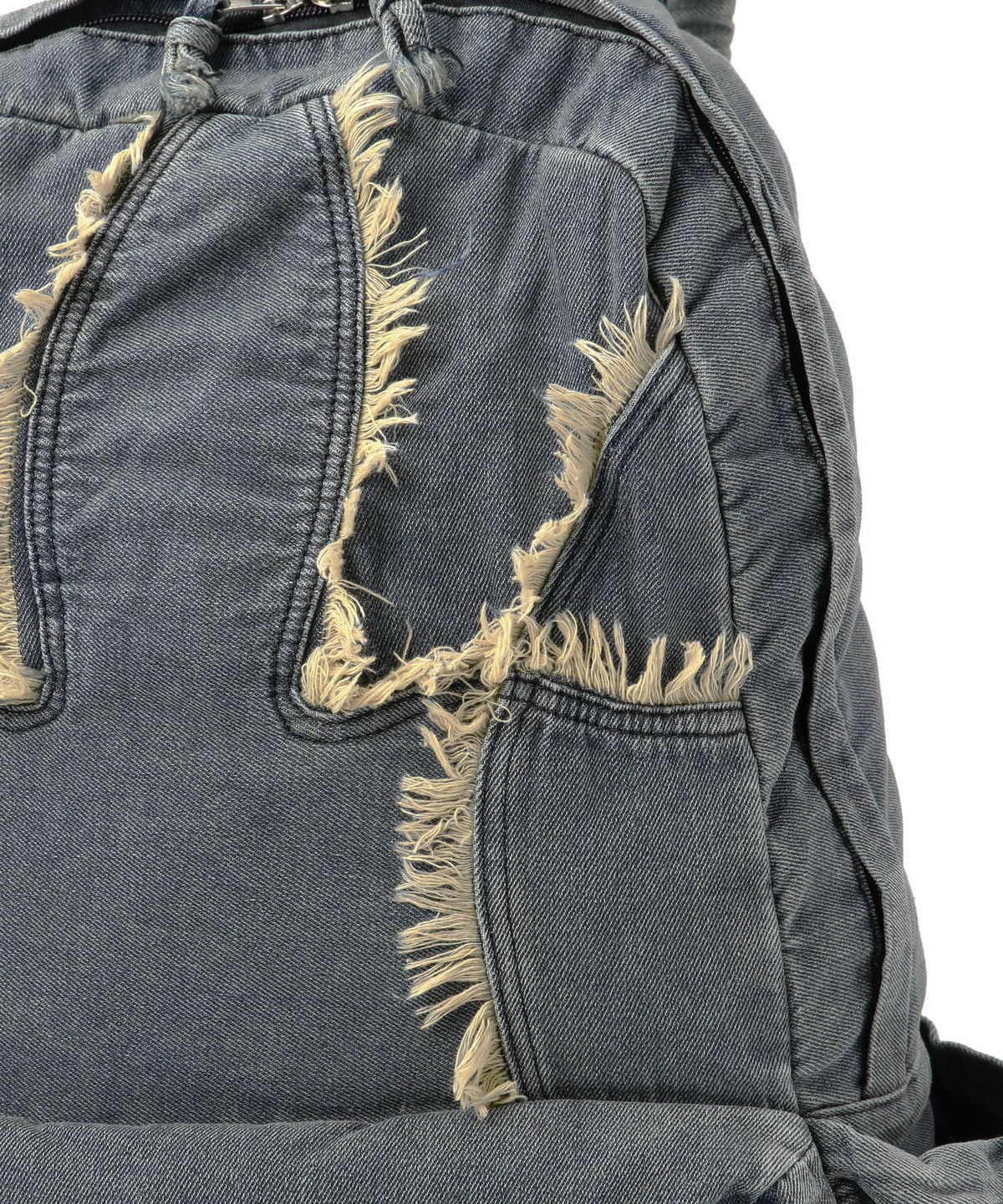 NOT4NERD/ノットフォーナード/CUT OFF STUD DENIM BACKPACK