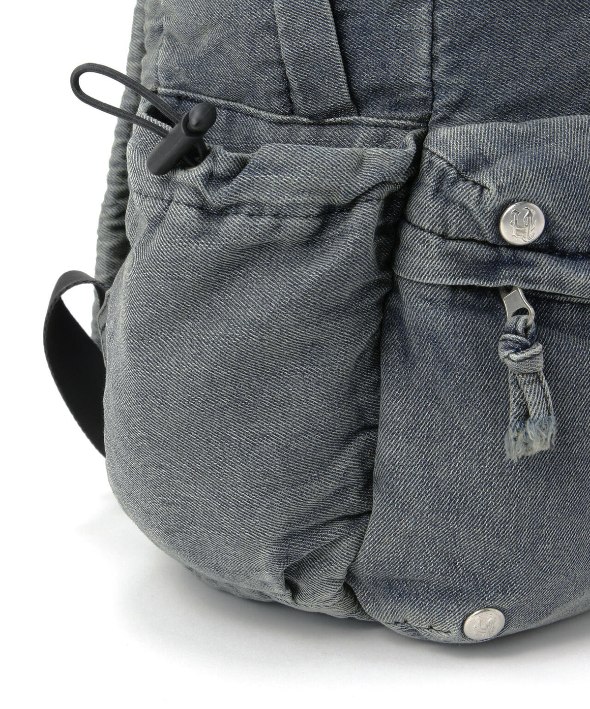 NOT4NERD/ノットフォーナード/CUT OFF STUD DENIM BACKPACK