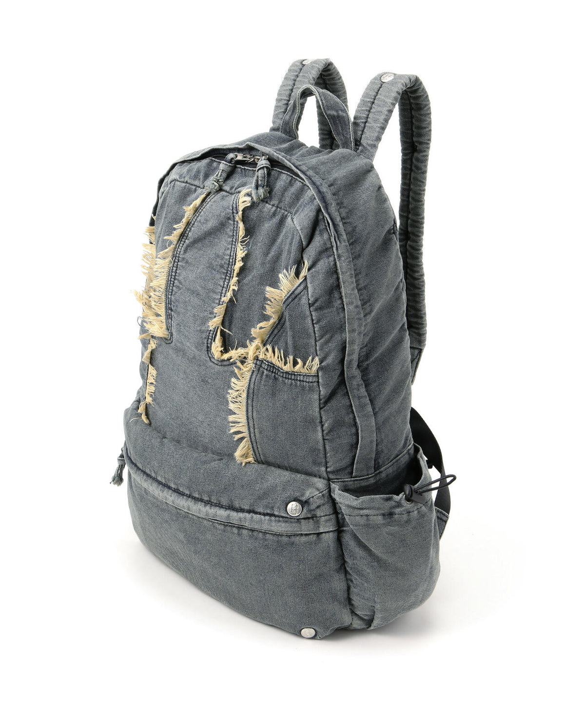 NOT4NERD/ノットフォーナード/CUT OFF STUD DENIM BACKPACK