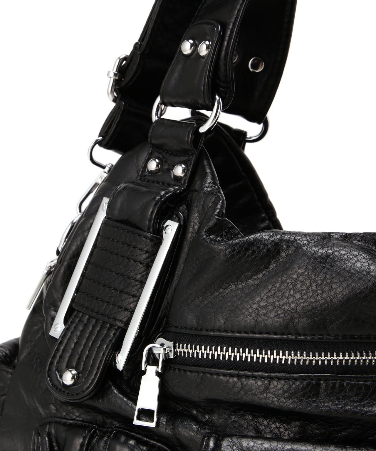 SIS/エスアイエス/PU Leather Shoulder Bag