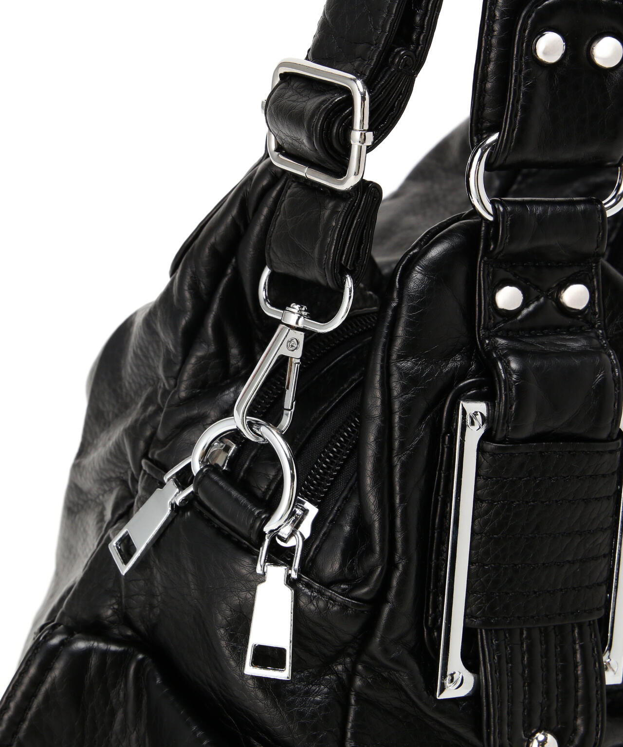 SIS/エスアイエス/PU Leather Shoulder Bag