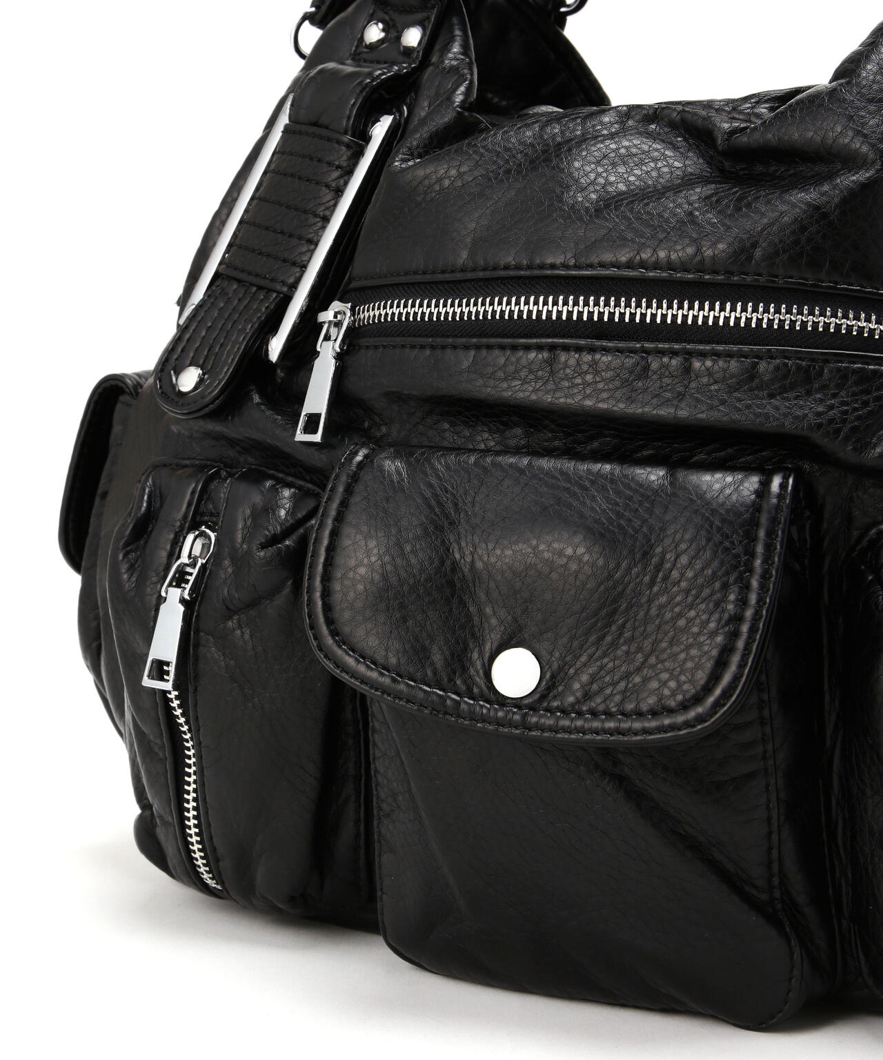 SIS/エスアイエス/PU Leather Shoulder Bag