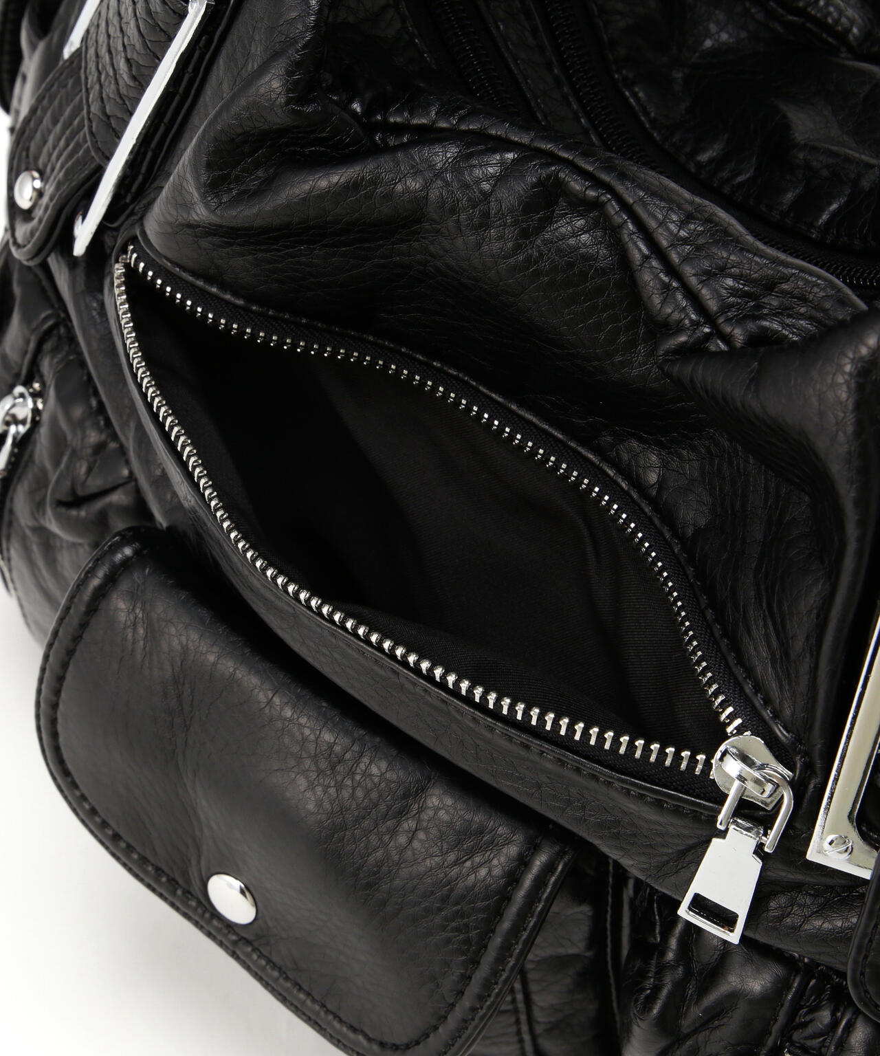 SIS/エスアイエス/PU Leather Shoulder Bag