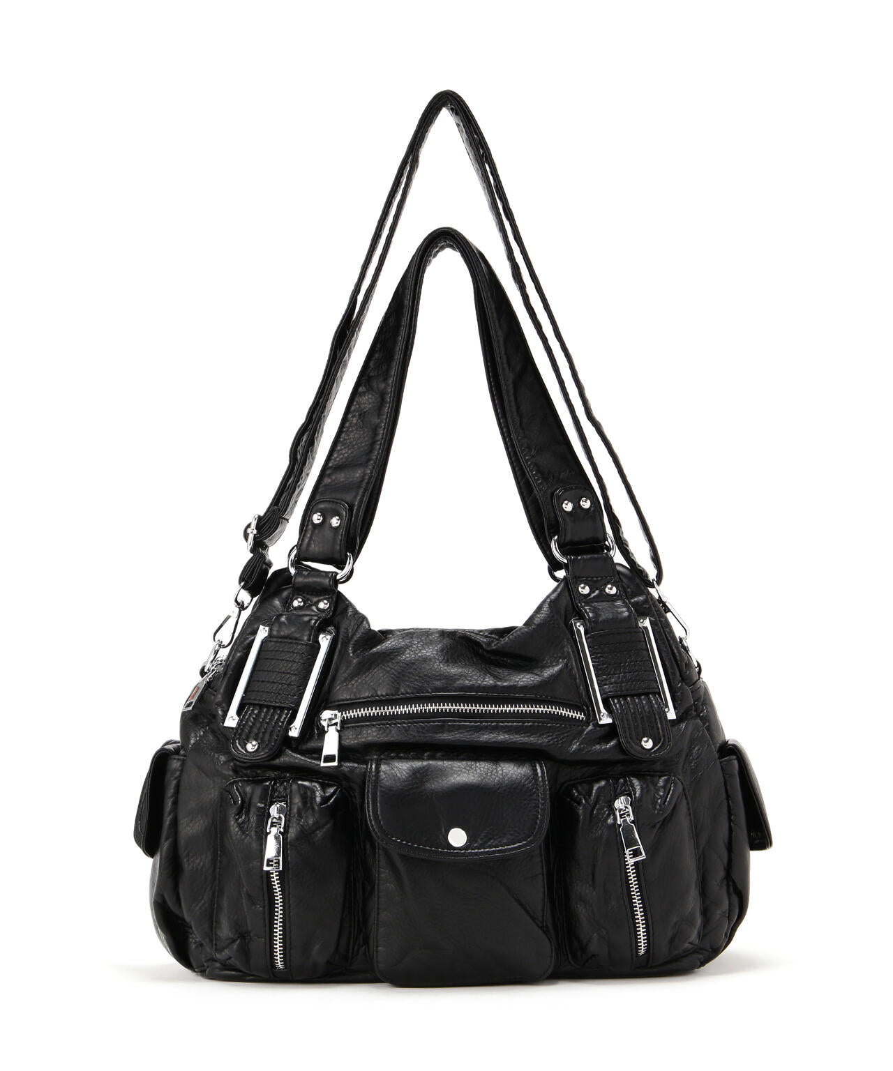 SIS/エスアイエス/PU Leather Shoulder Bag