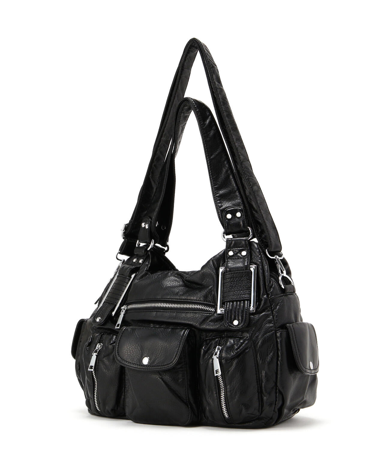 SIS/エスアイエス/PU Leather Shoulder Bag