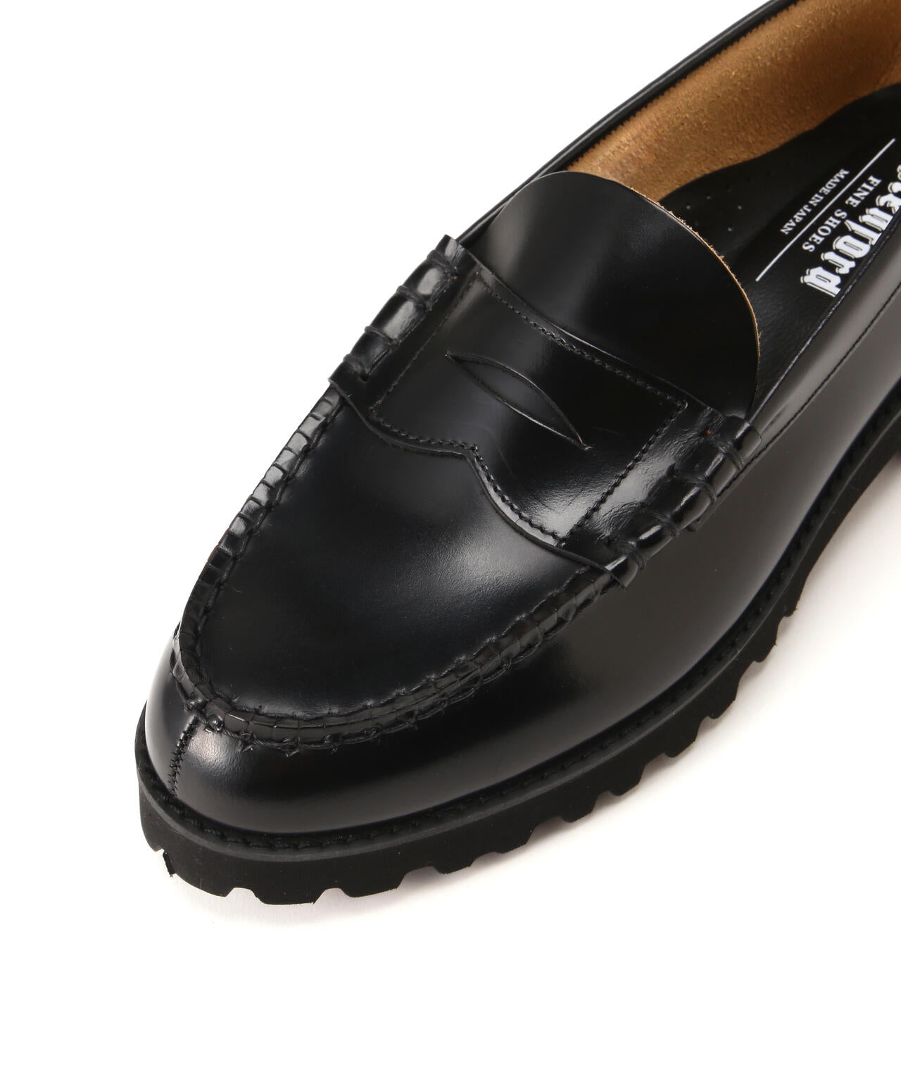 The Kenford Fineshoes/ケンフォードファインシューズ/TANK SOLE LOAFERS/BLACK
