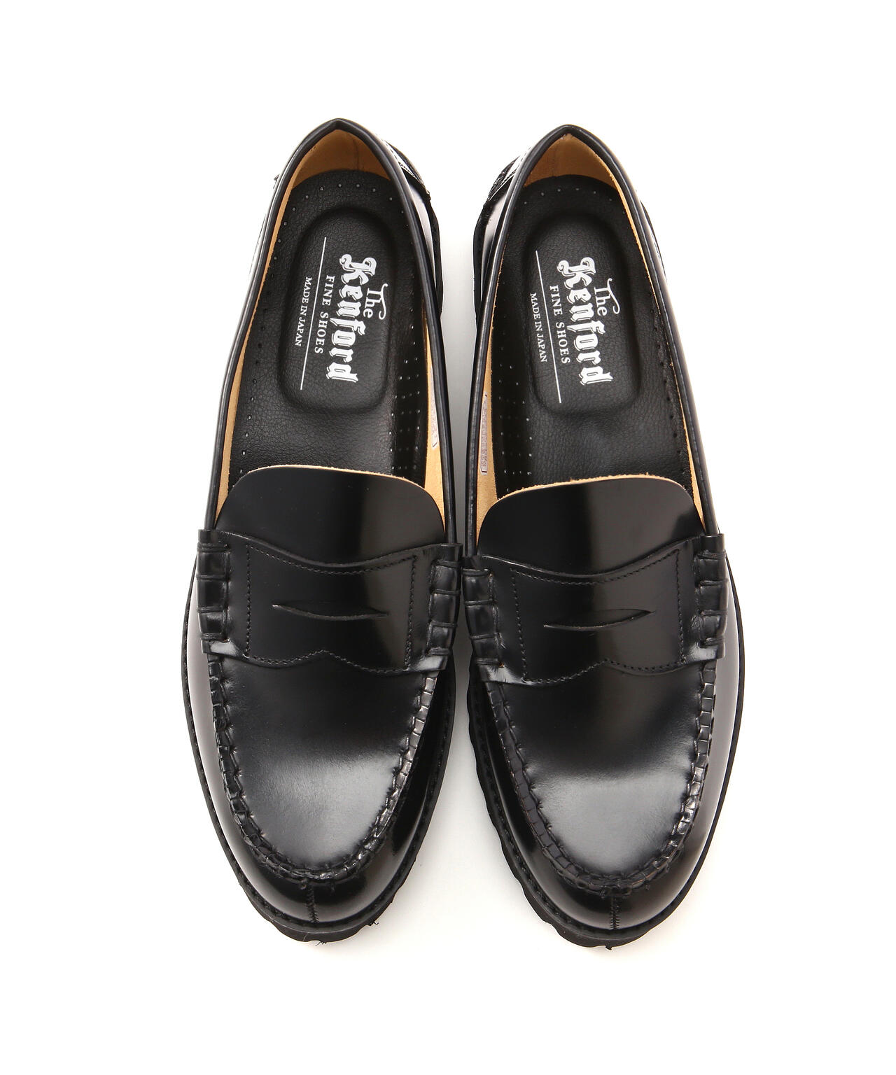 The Kenford Fineshoes/ケンフォードファインシューズ/TANK SOLE LOAFERS/BLACK