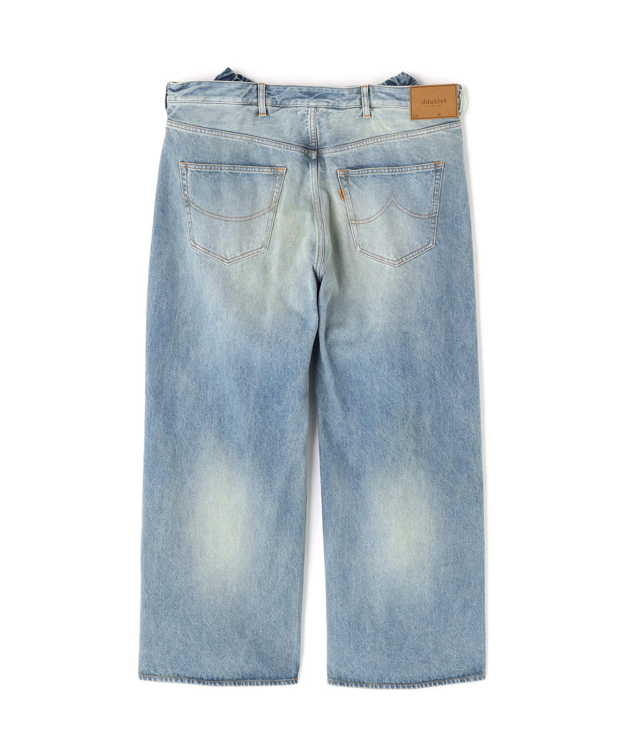 doublet/ダブレット/FLOATING WAIST DENIM PANTS
