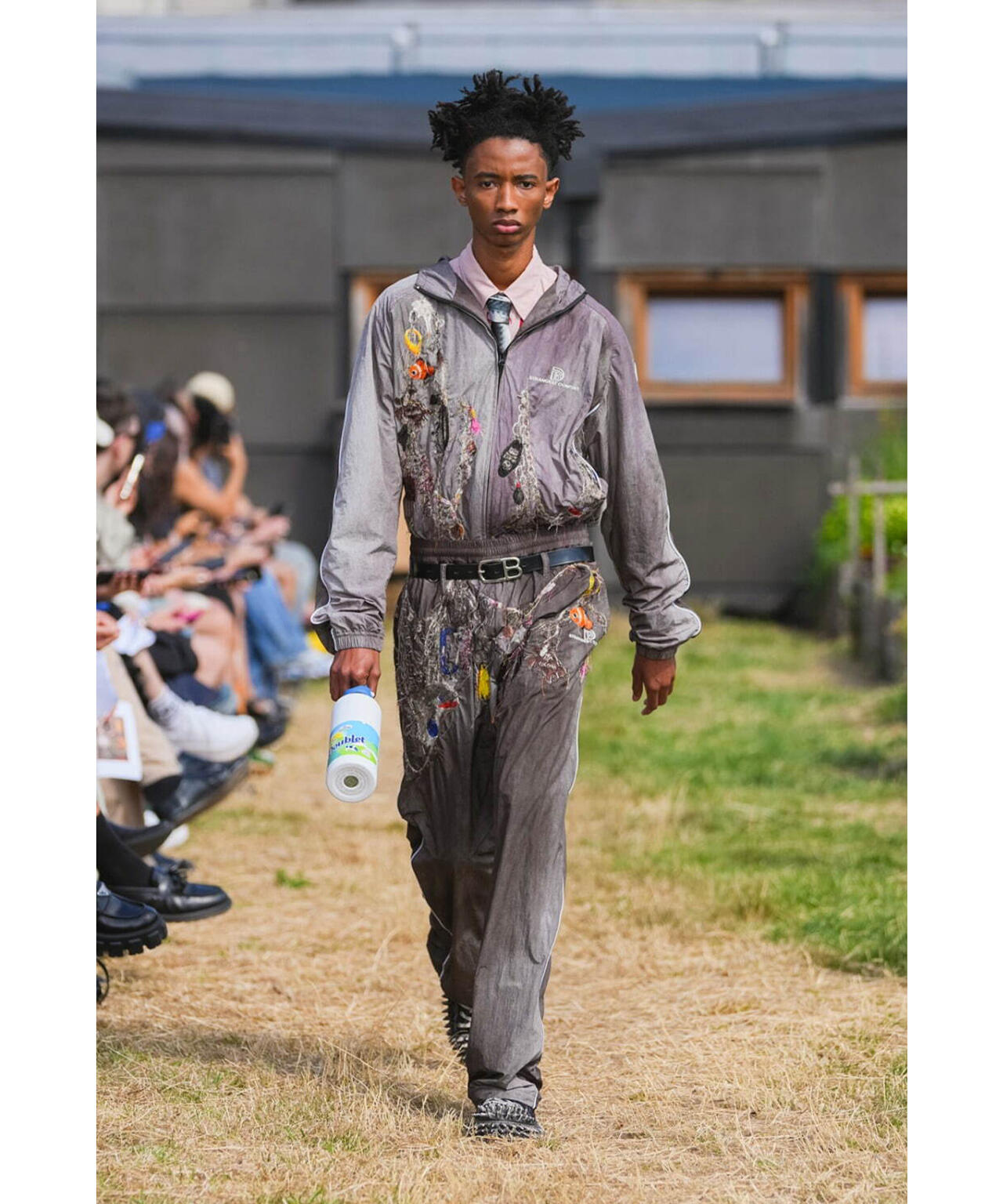 doublet/ダブレット/EMBROIDERED CHAIN TRACK PANTS