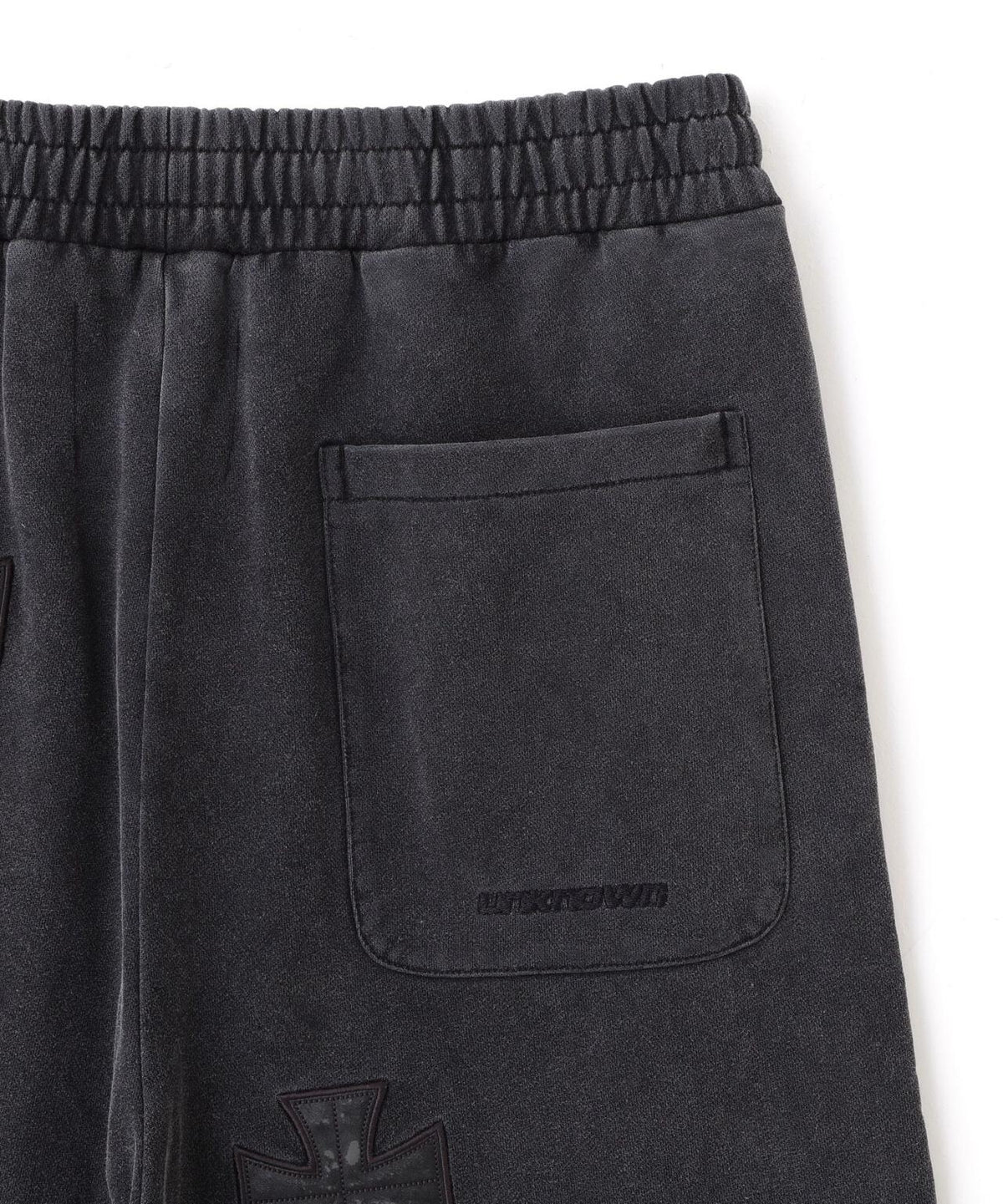 UNKNOWNLONDON/アンノウンロンドン/【LHP EXCLUSIVE】LEATHER CROSS BUGGY PANTS