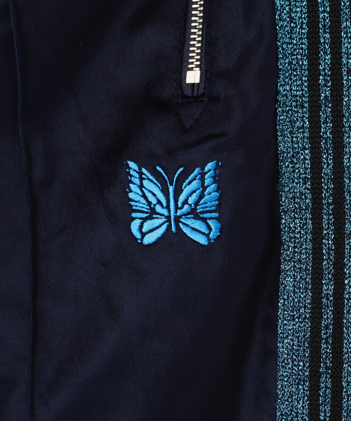 NEEDLES/ニードルズ/【LHP EXCLUSIVE】TRACK PANT - C/PE VELOUR(NAVY)